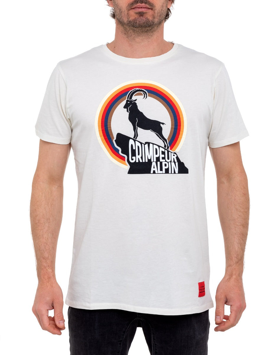 t-shirt homme grimpeur PULLIN en coton