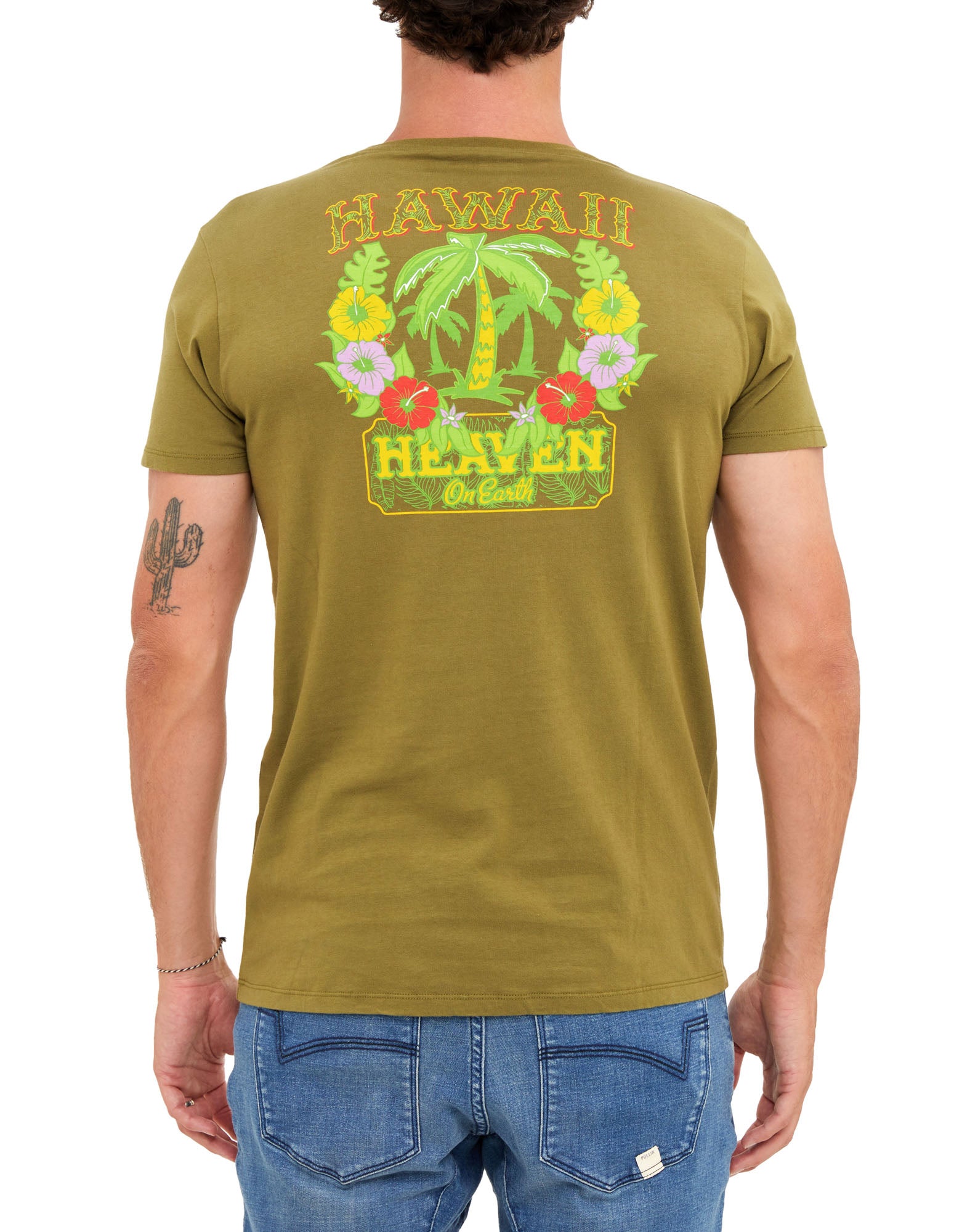t-shirt heavenkaki PULLIN en coton