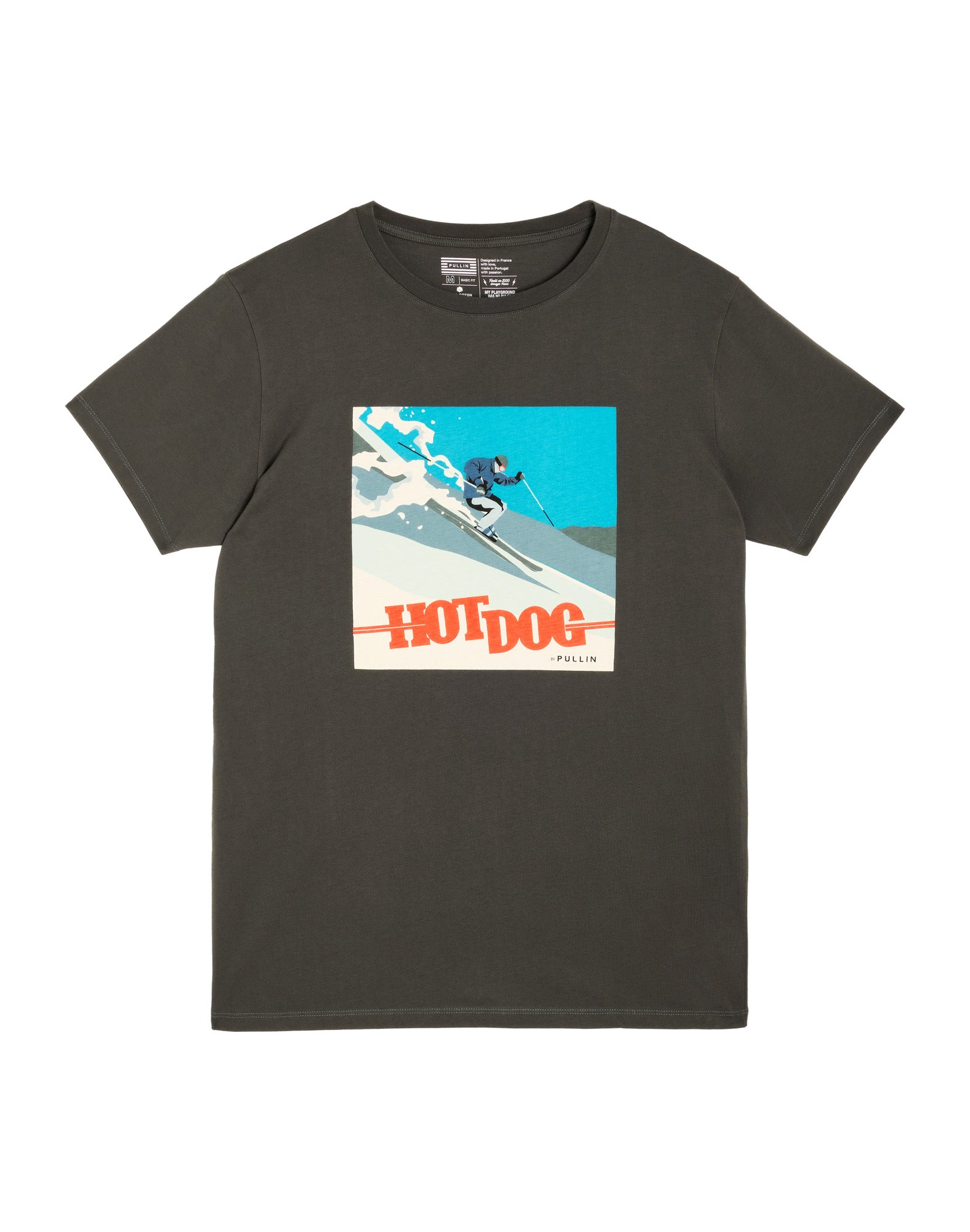 t-shirt hotdog PULLIN en coton