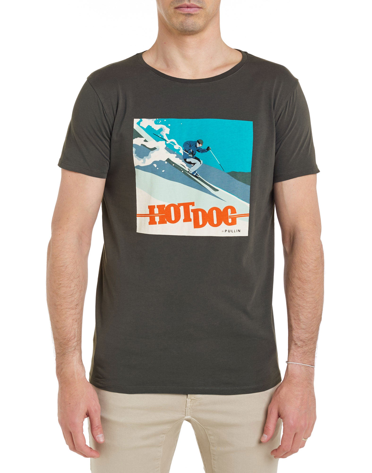 t-shirt hotdog PULLIN en coton