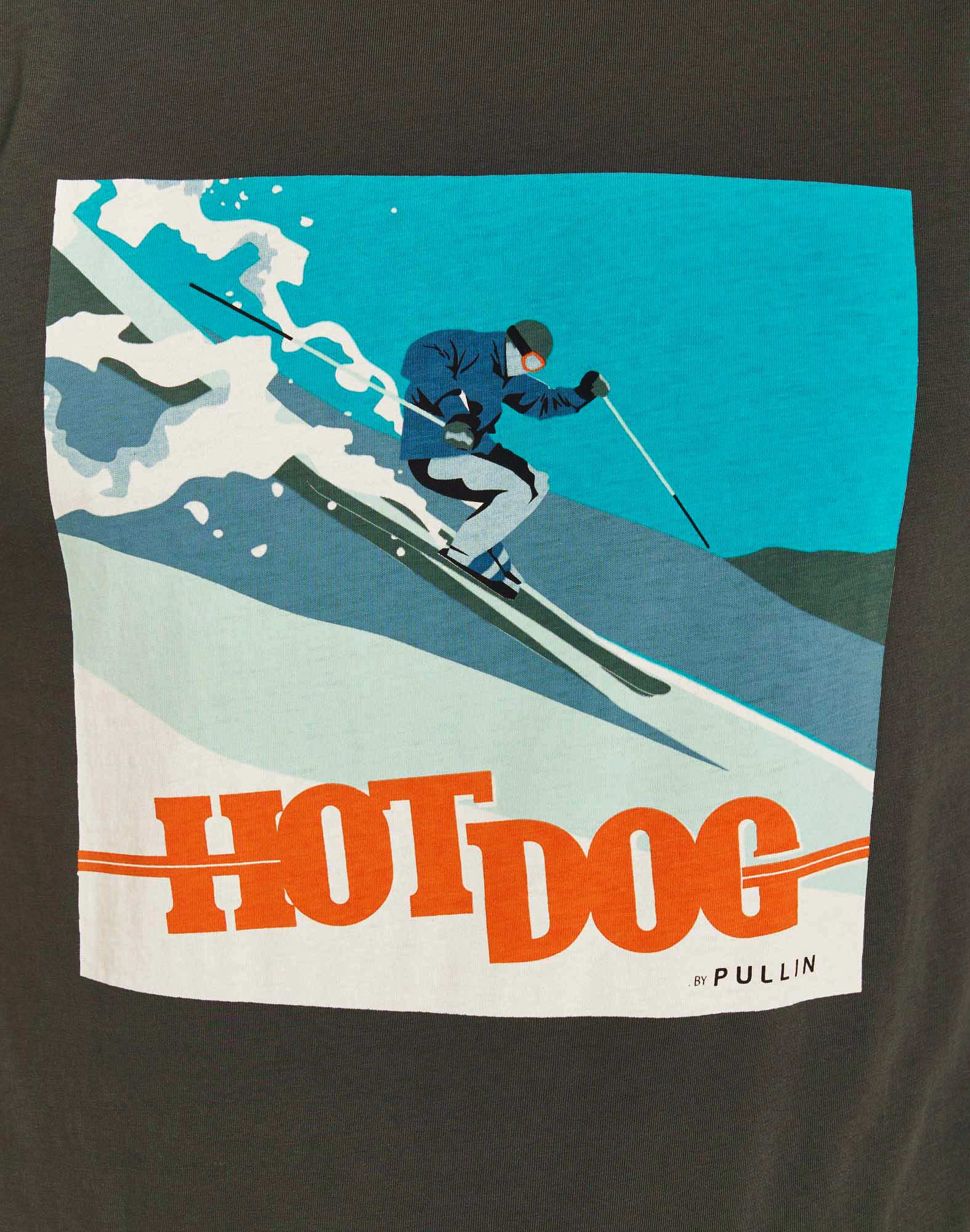 t-shirt hotdog PULLIN en coton