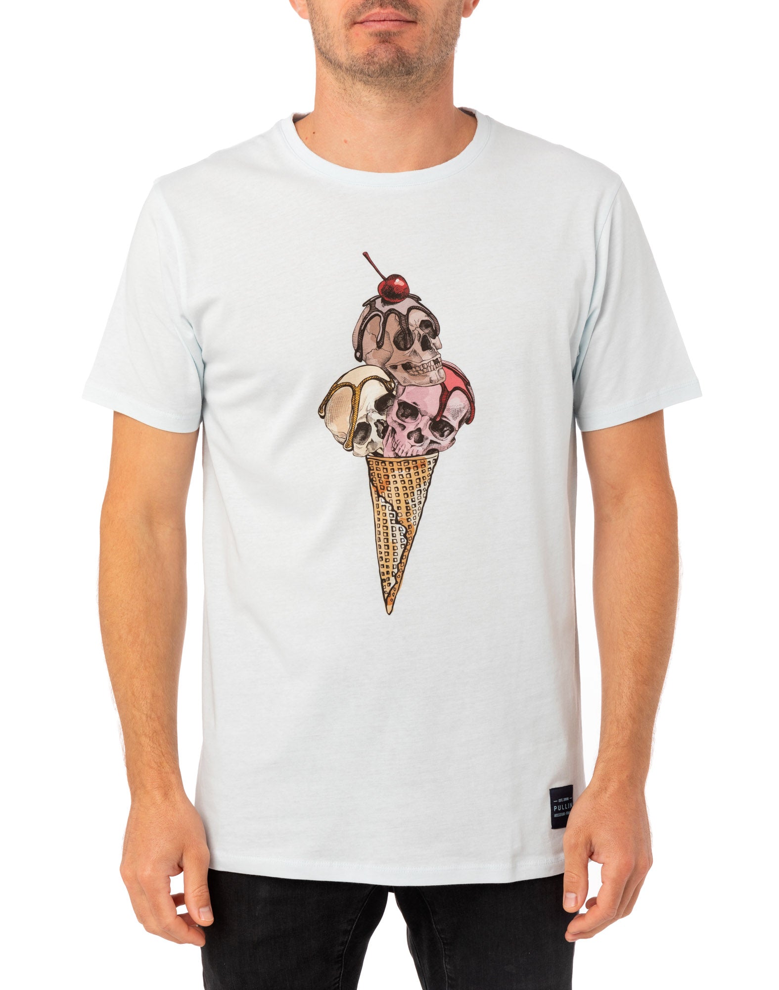 t-shirt homme iceskull PULLIN en coton