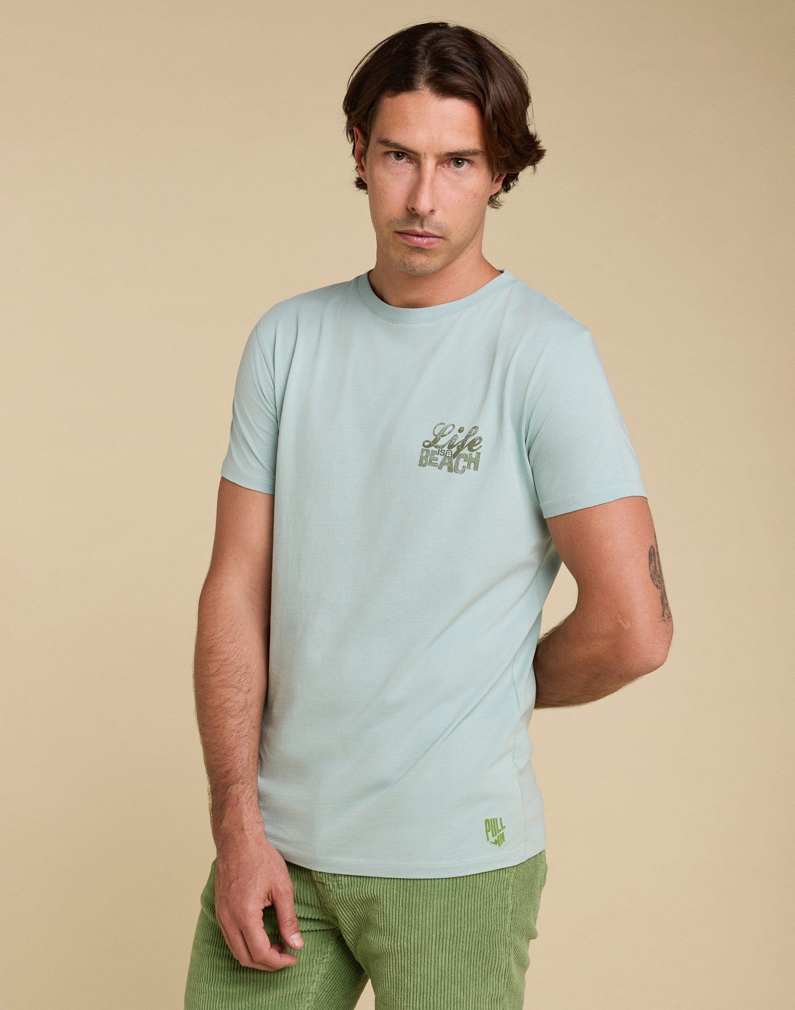 tshirt life PULLIN en coton