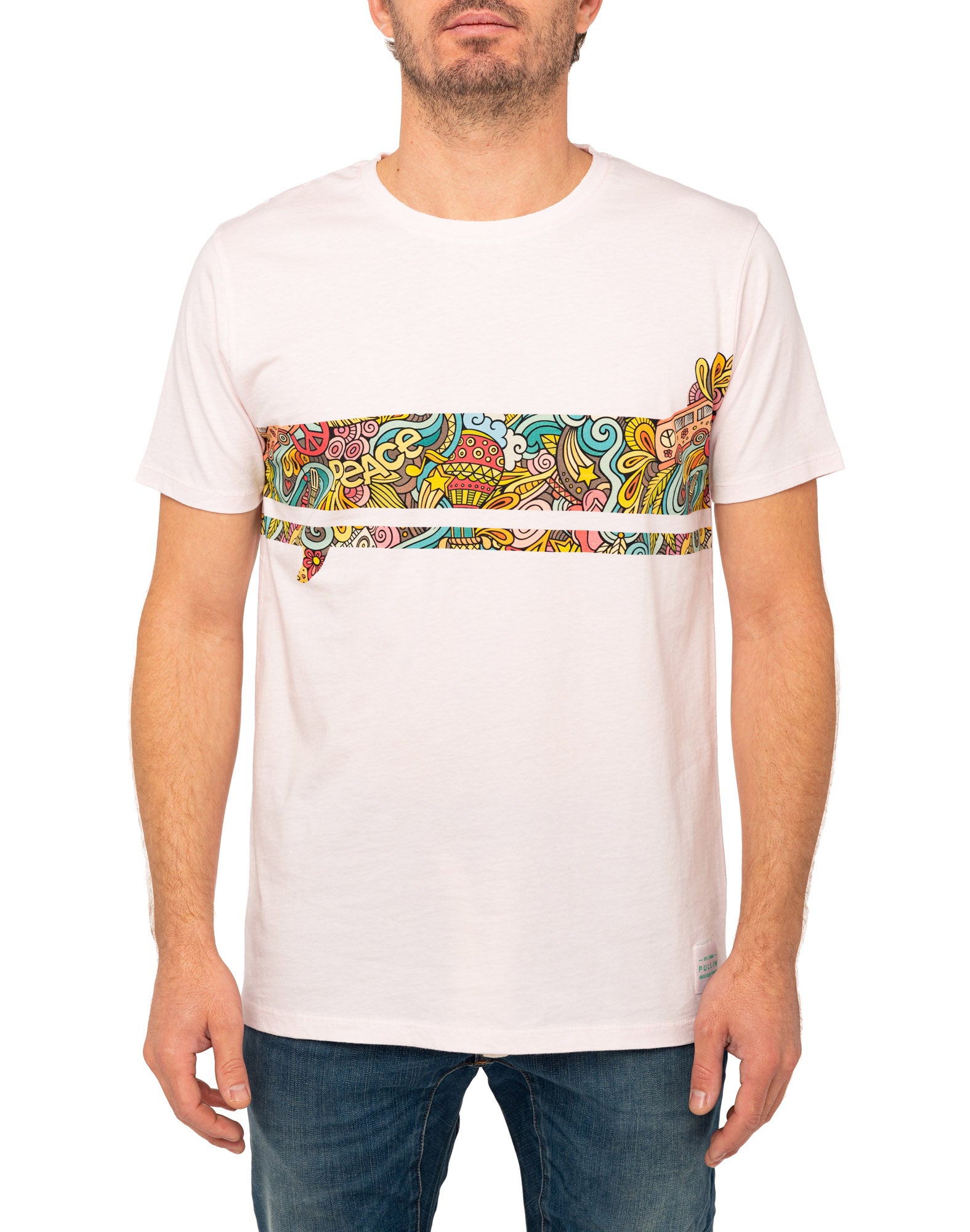 t-shirt linehippie PULLIN en coton