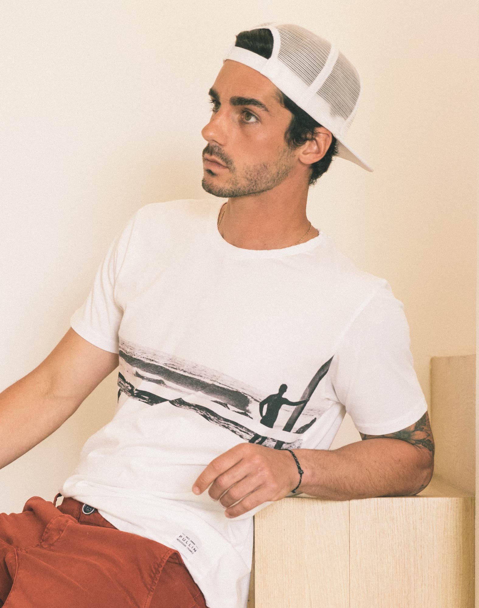 tsh linesurf PULLIN en coton