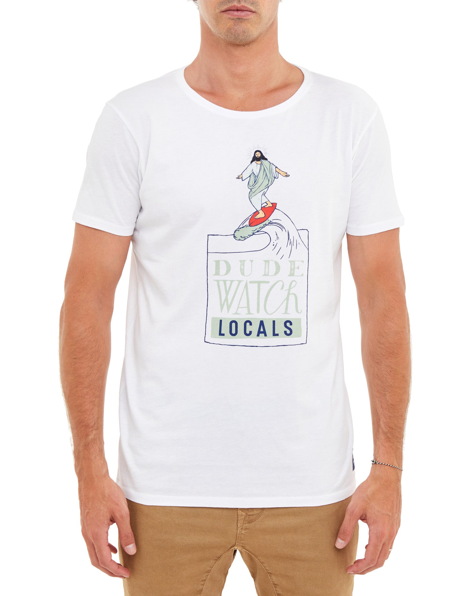 t-shirt localswht PULLIN en coton