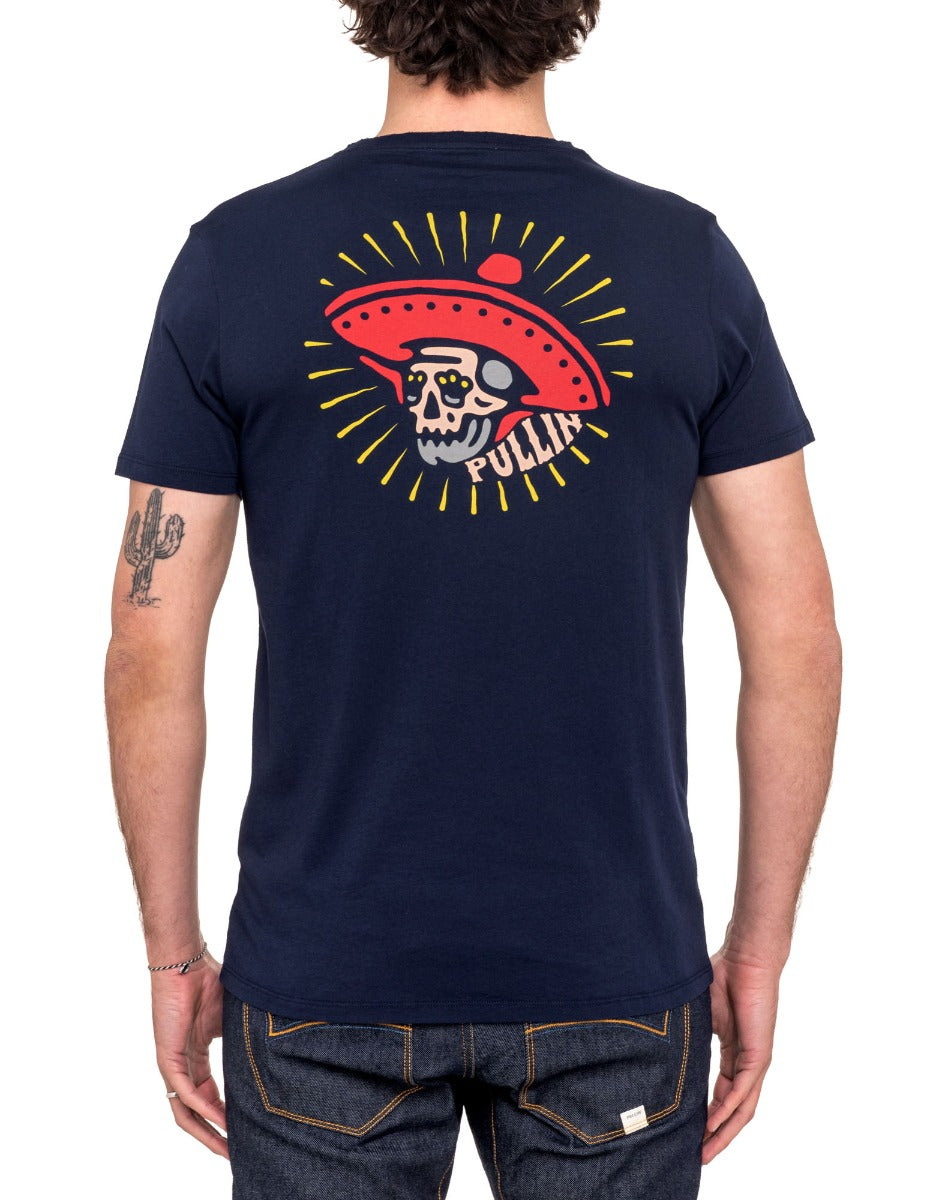 t-shirt homme mejiconavy PULLIN en coton