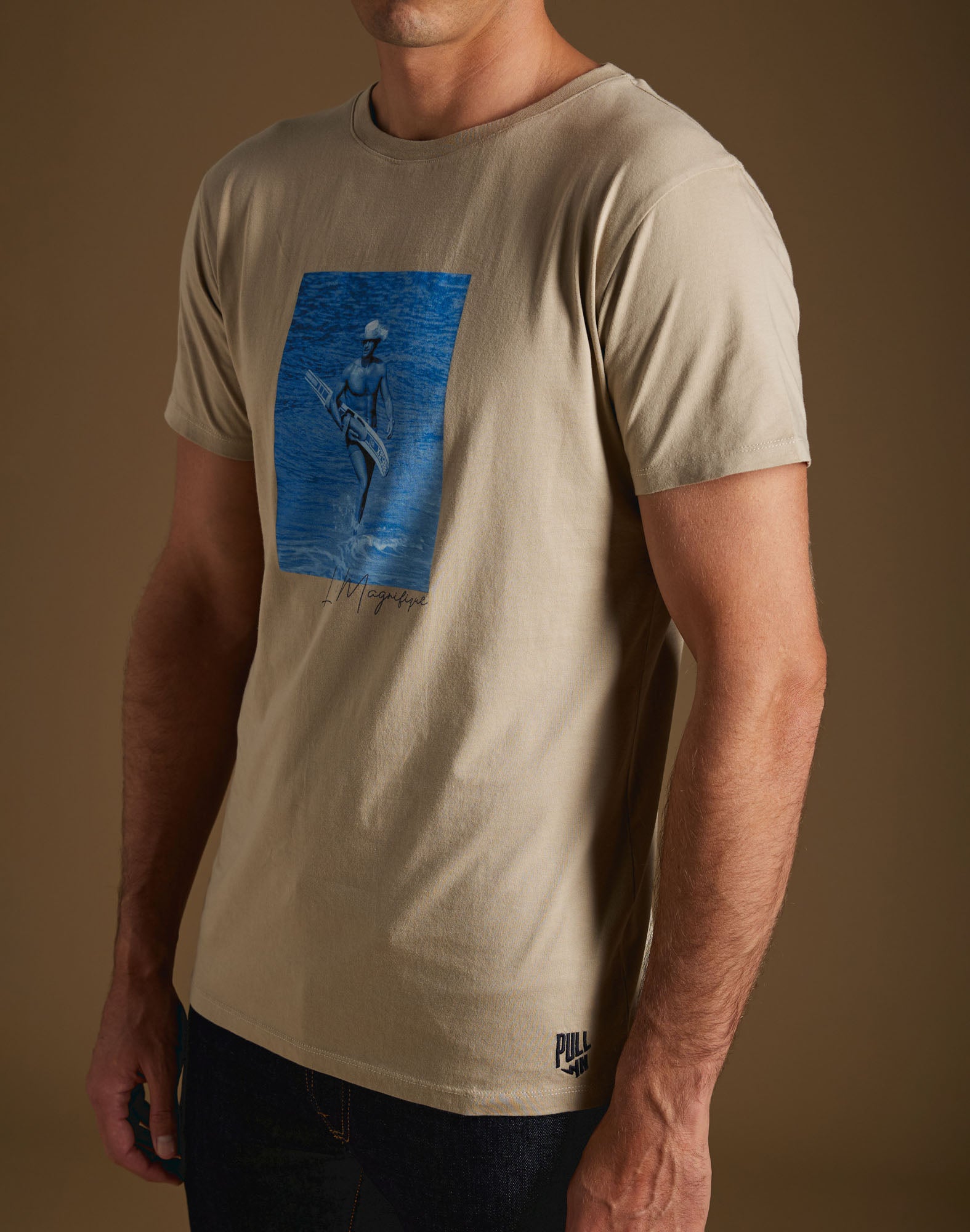 t-shirt missyou PULLIN en coton