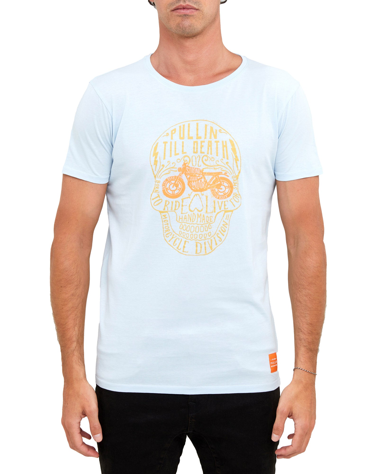 t-shirt motorblue PULLIN en coton