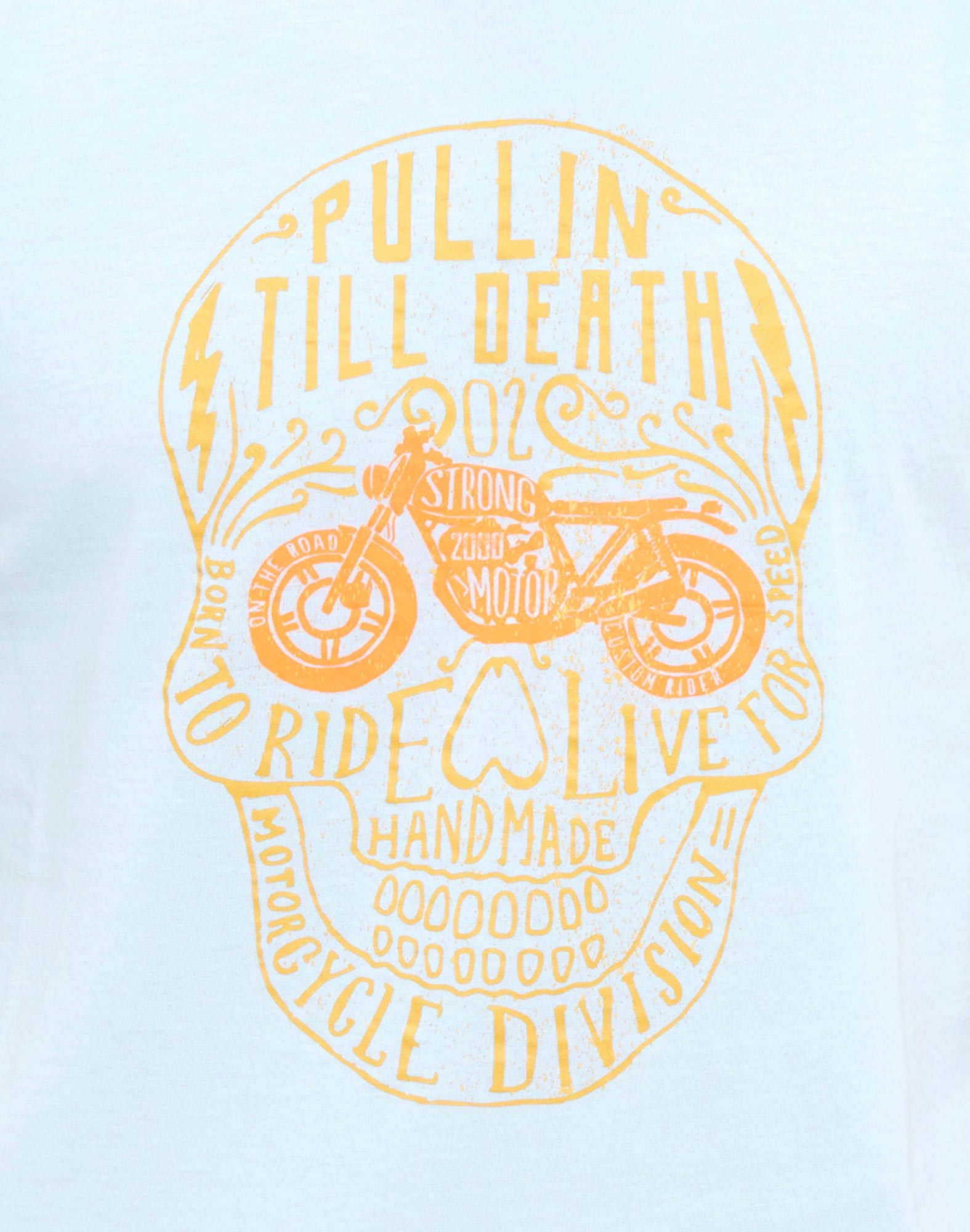 t-shirt motorblue PULLIN en coton