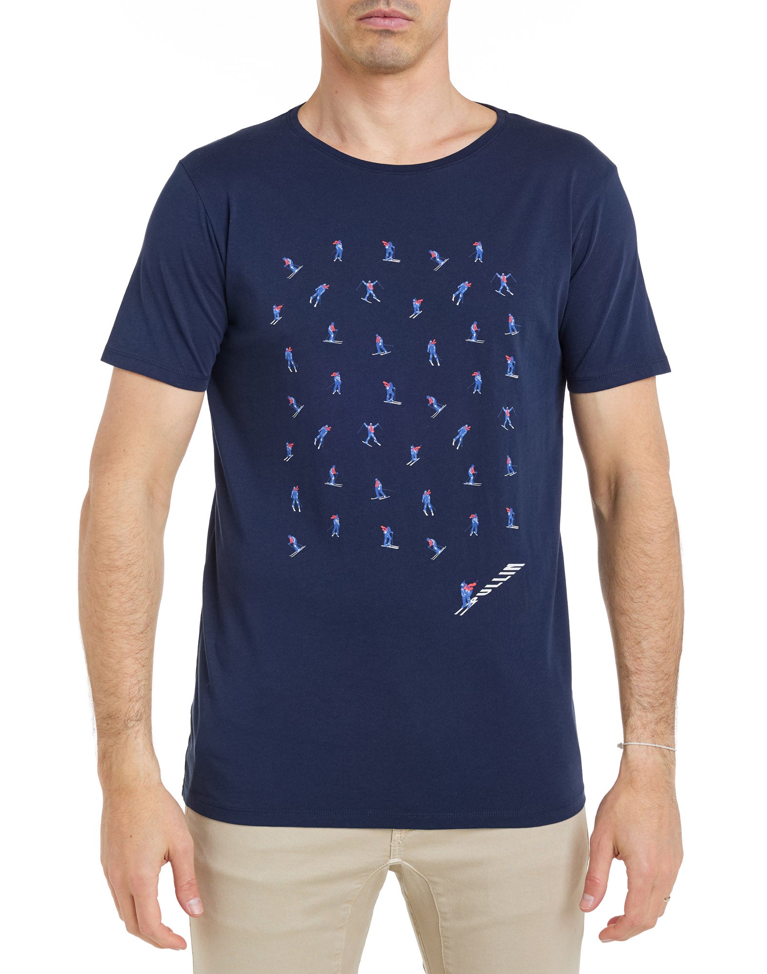 t-shirt outliernavy PULLIN en coton