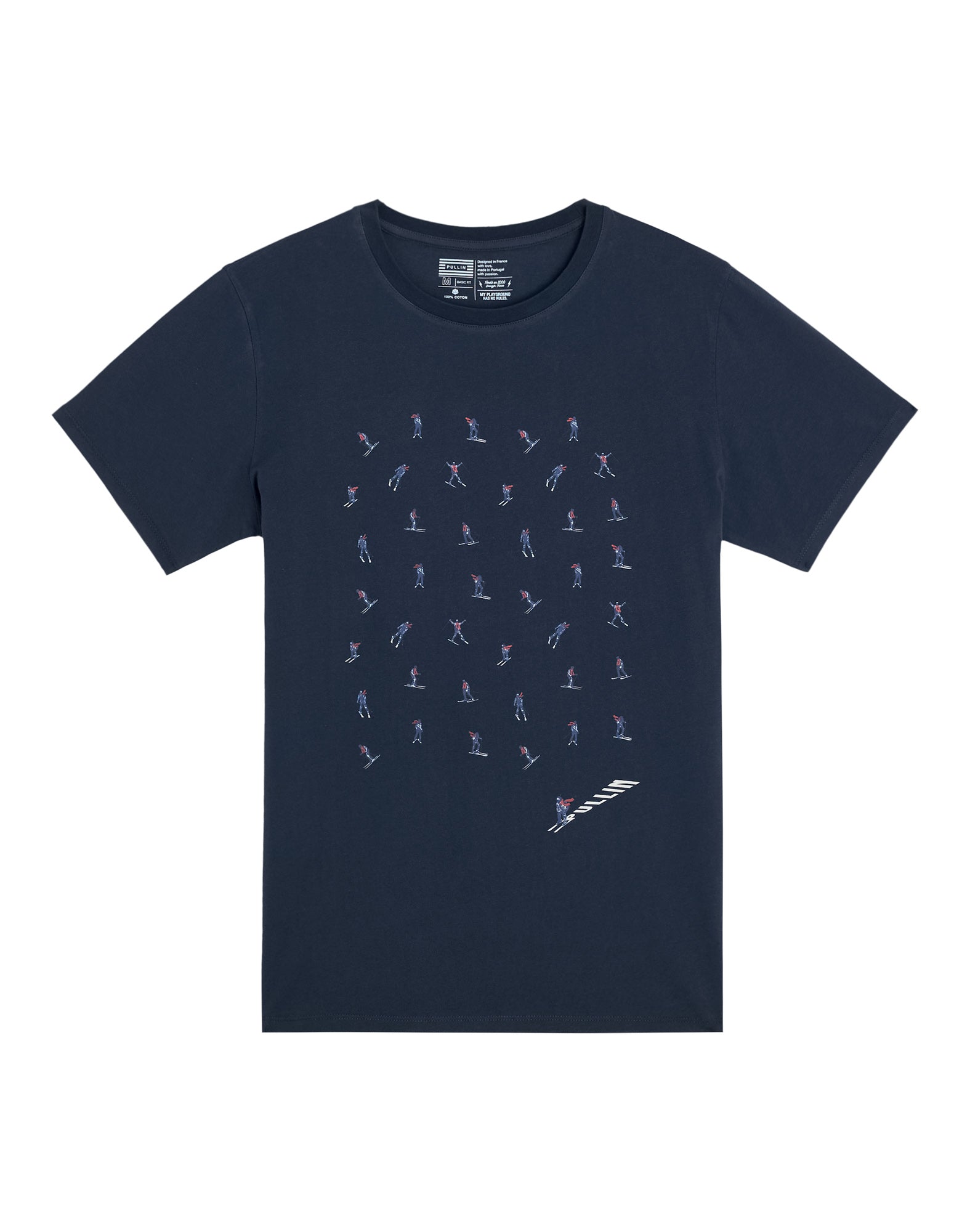 t-shirt outliernavy PULLIN en coton