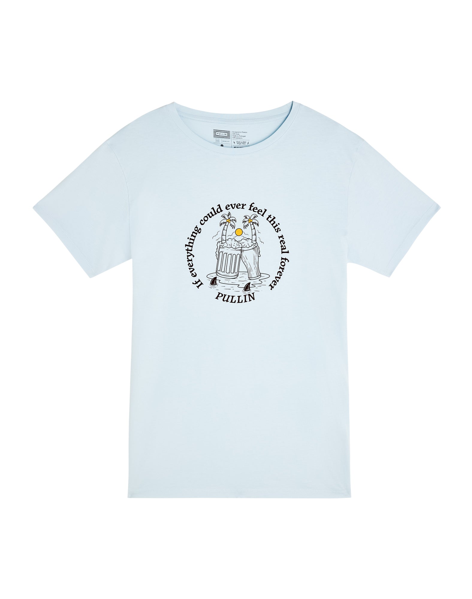 t-shirt partybeer PULLIN en coton