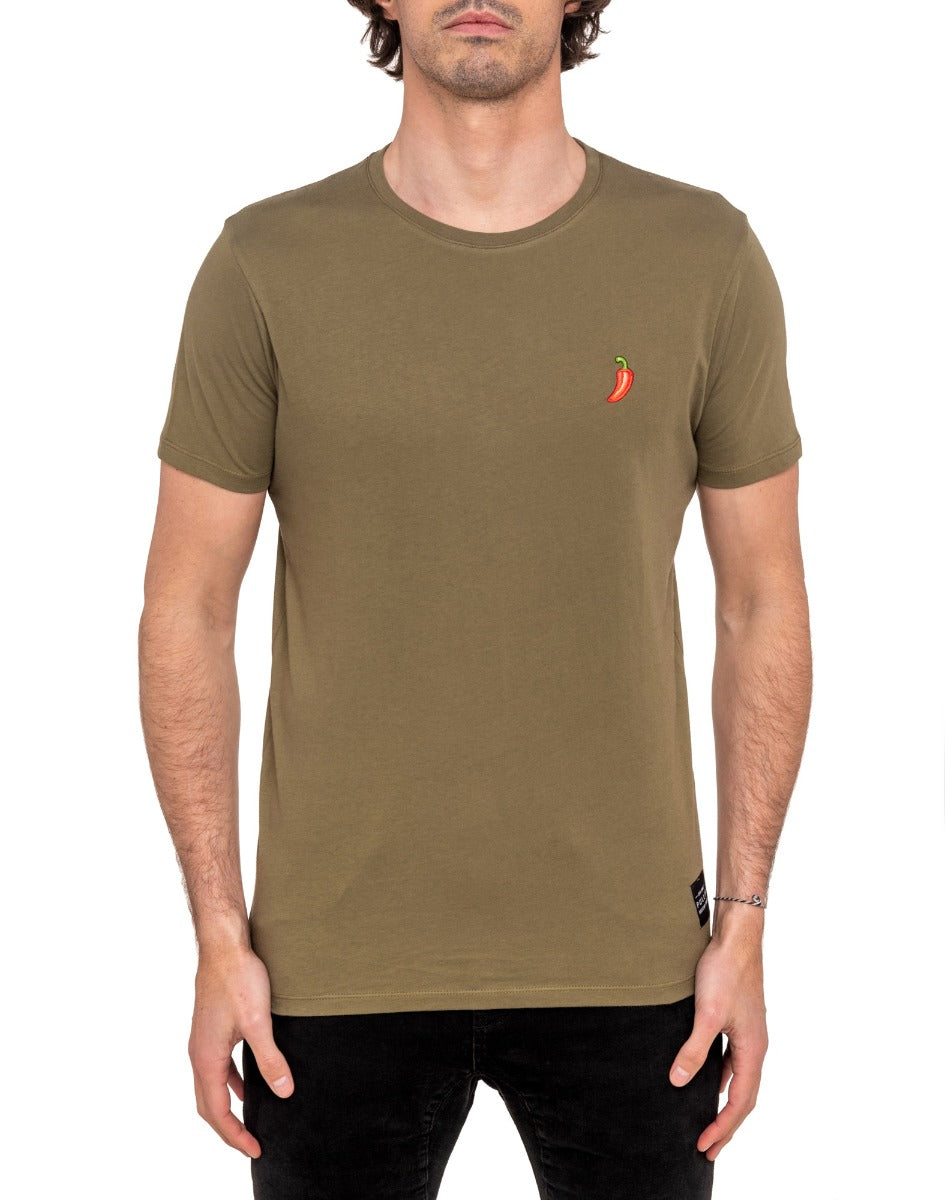 t-shirt homme patch chilliherb PULLIN en coton