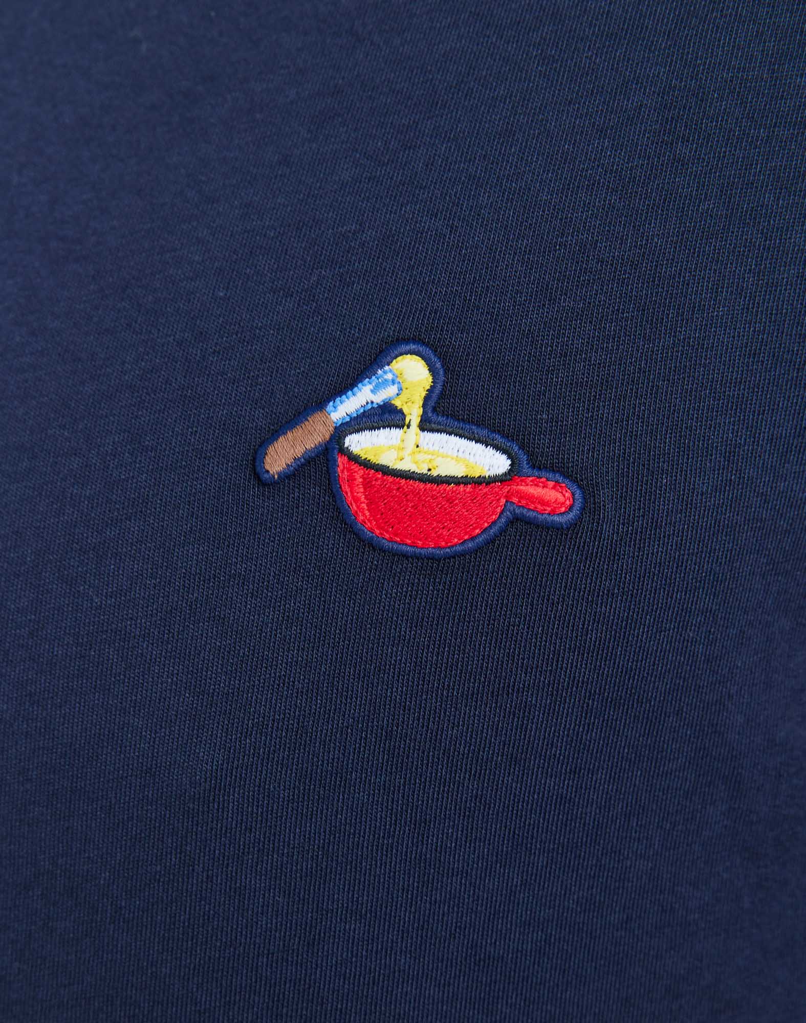 t-shirt patchfondue PULLIN en coton