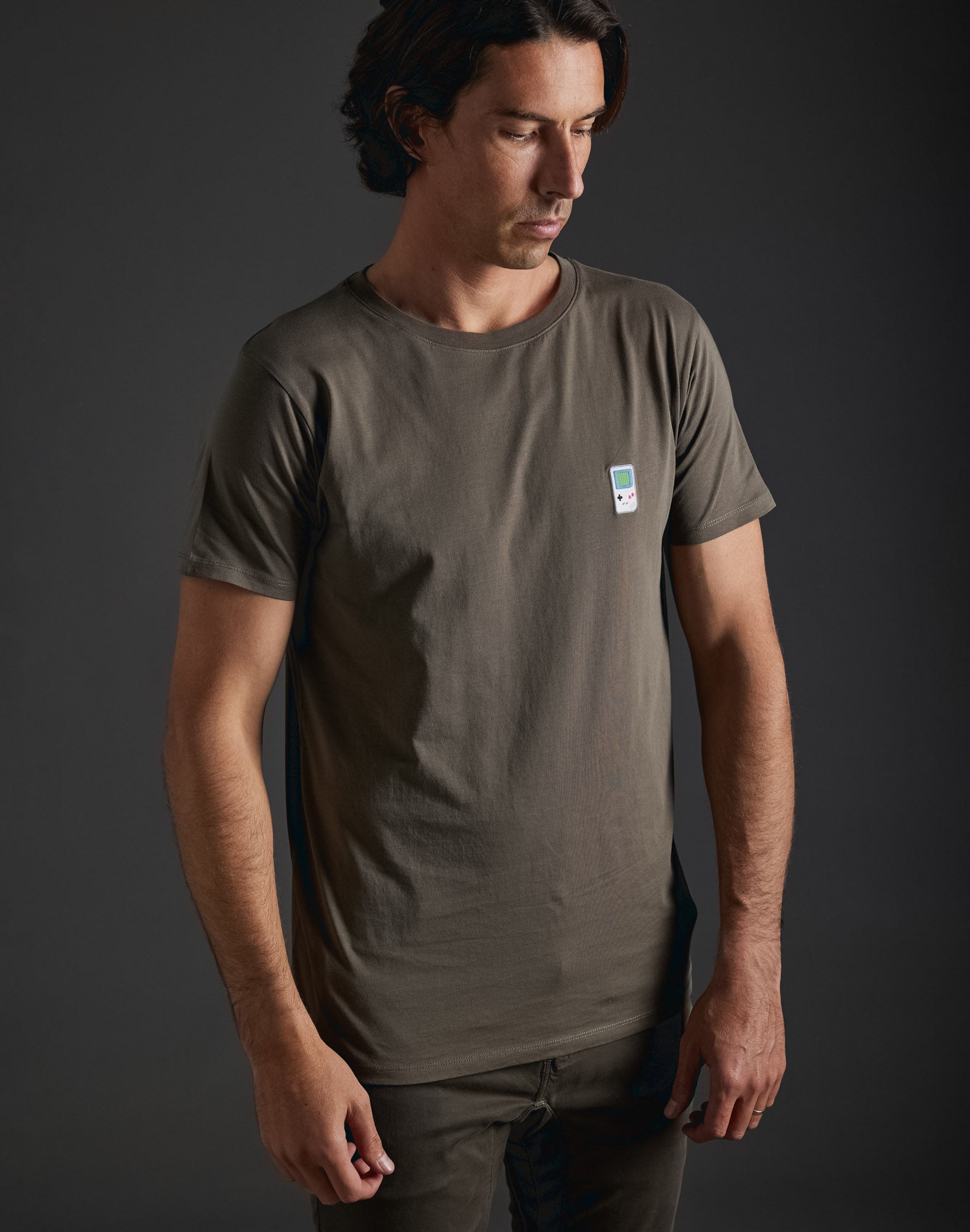 t-shirt patchgamemouse PULLIN en coton