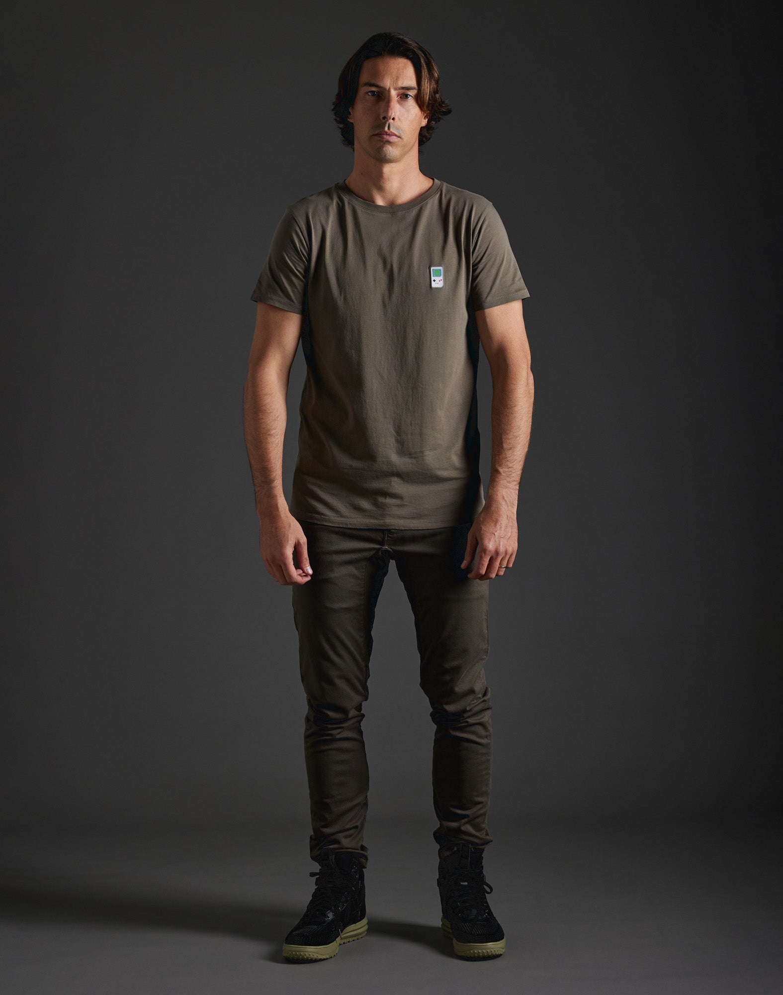 t-shirt patchgamemouse PULLIN en coton