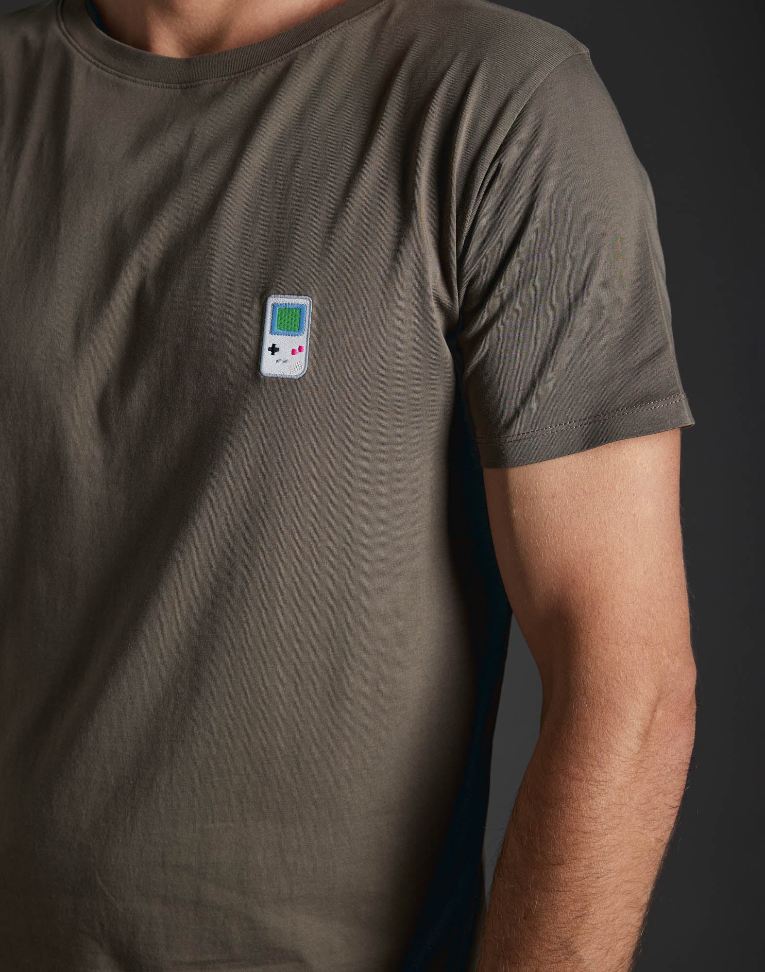 t-shirt patchgamemouse PULLIN en coton