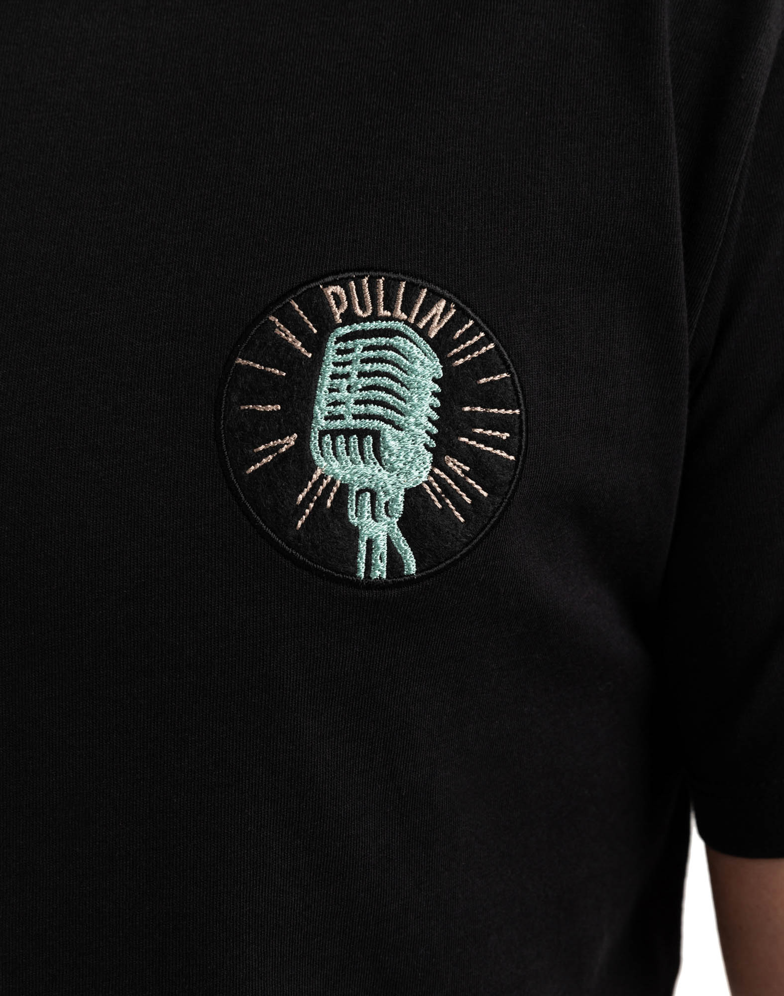 t-shirt patchmic PULLIN en coton