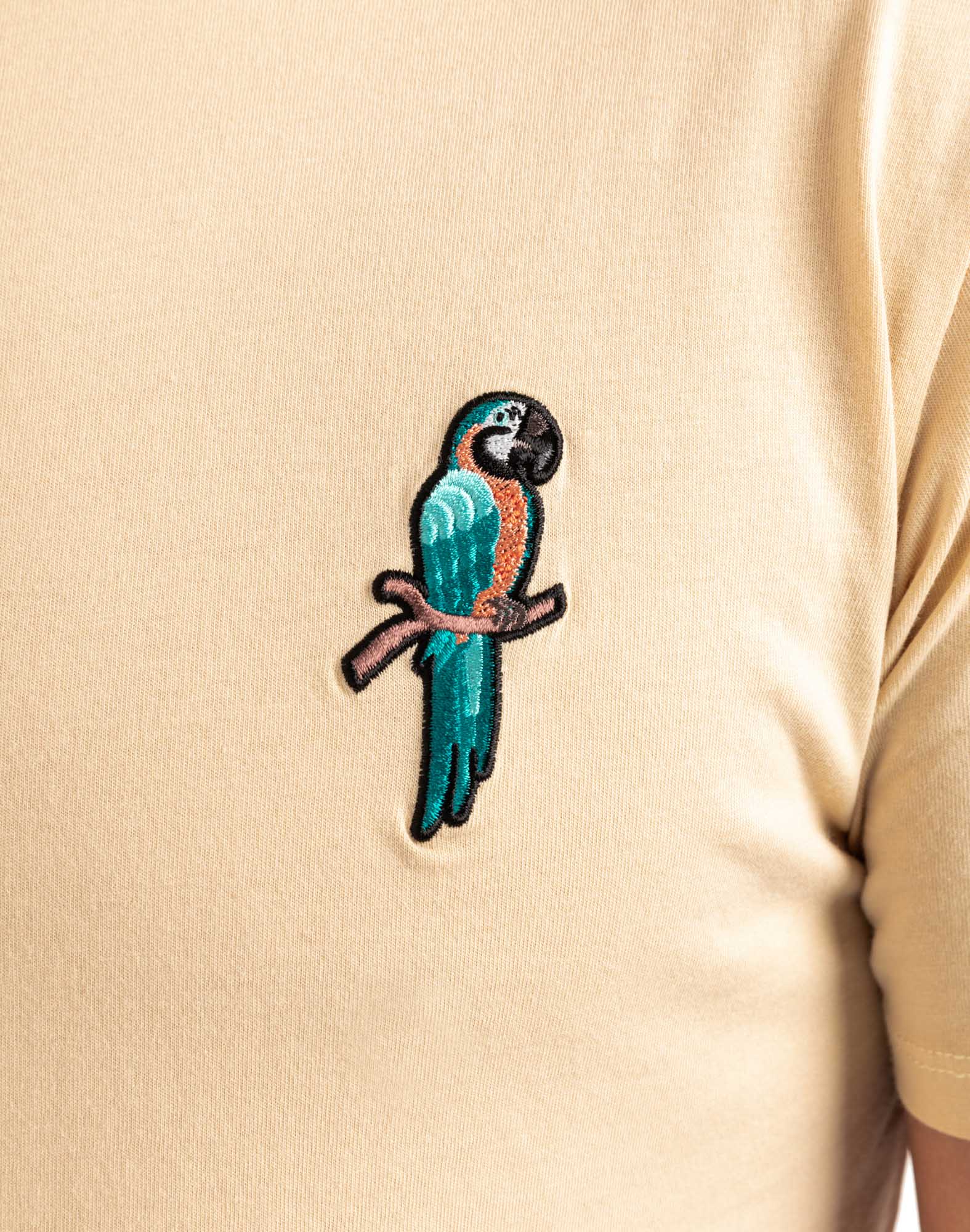 t-shirt patchparrot PULLIN en coton