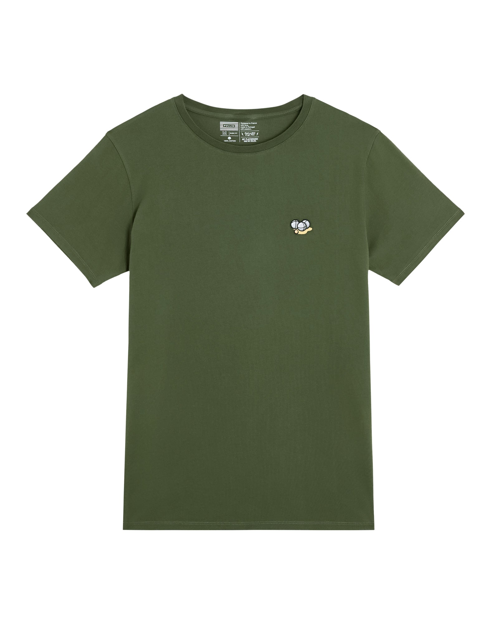 t-shirt patchpetanque PULLIN en coton