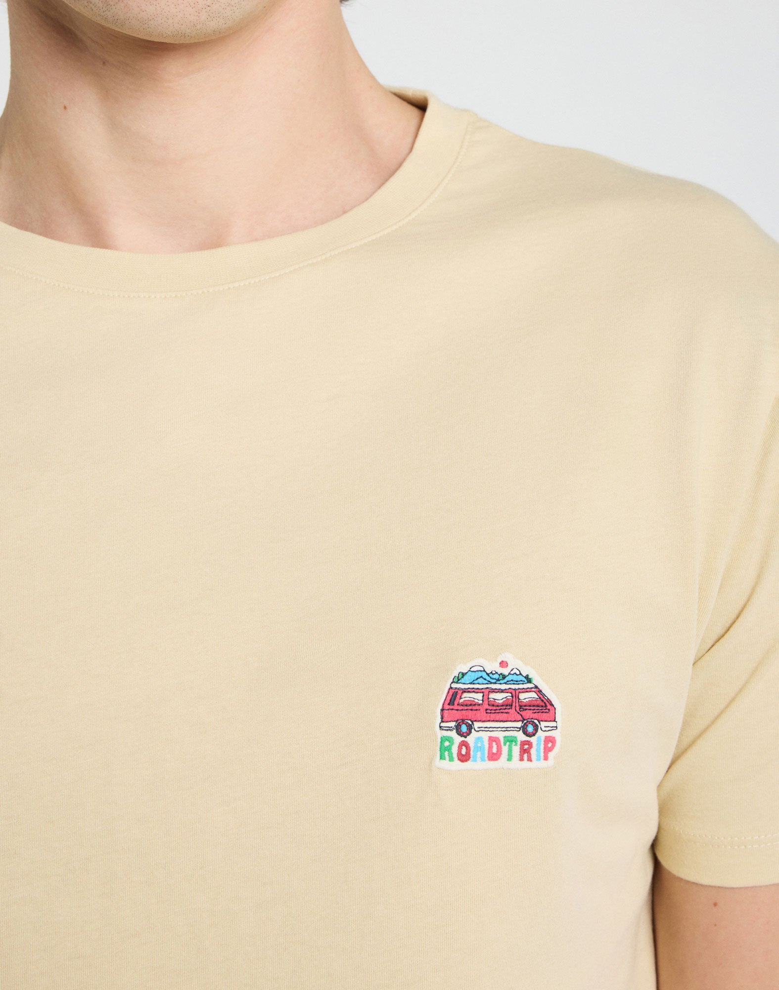 t-shirt homme patchroad PULLIN en coton