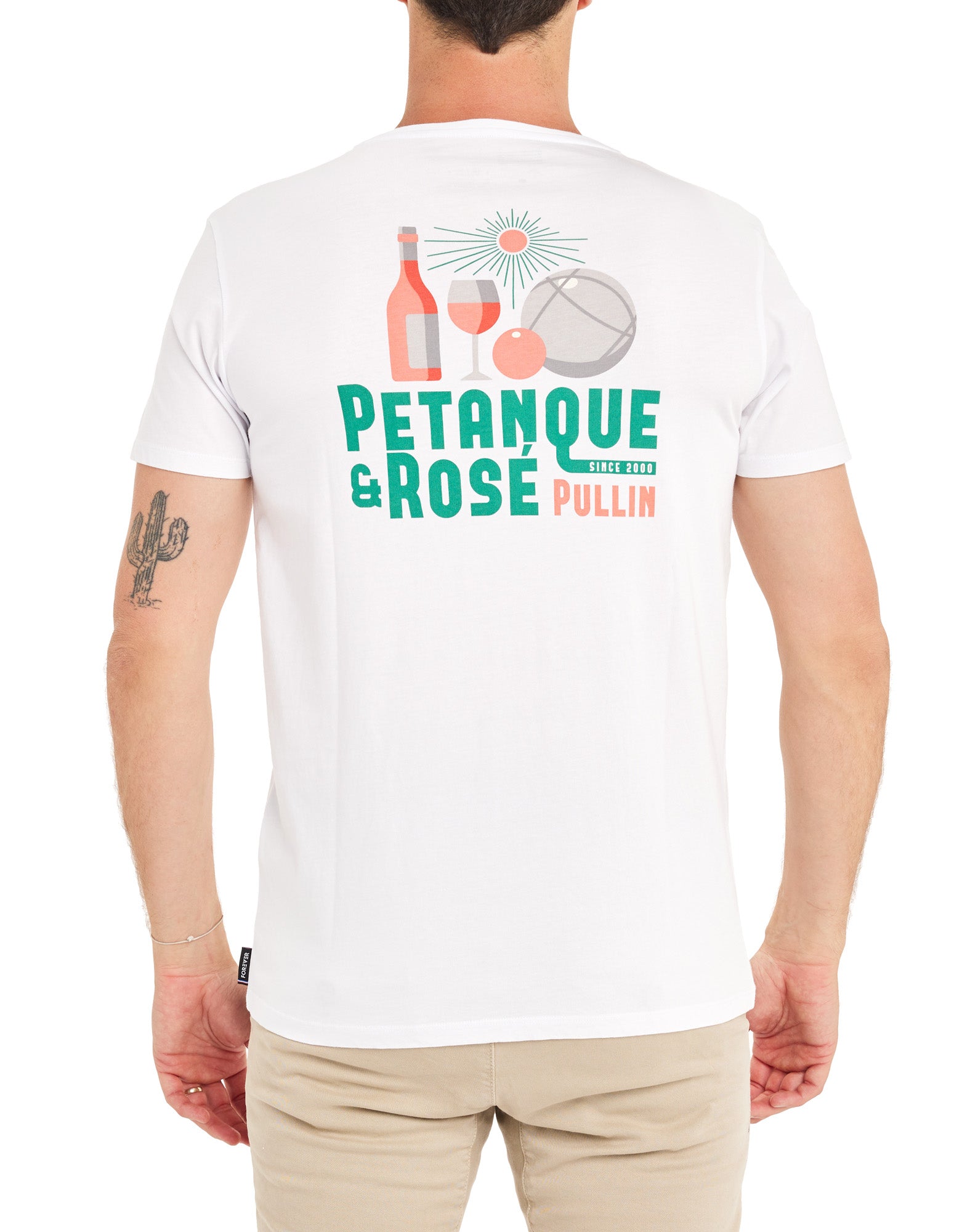 t-shirt petanque PULLIN en coton