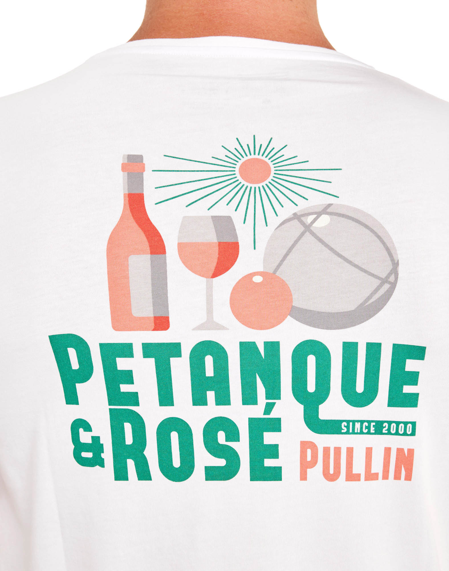 t-shirt petanque PULLIN en coton