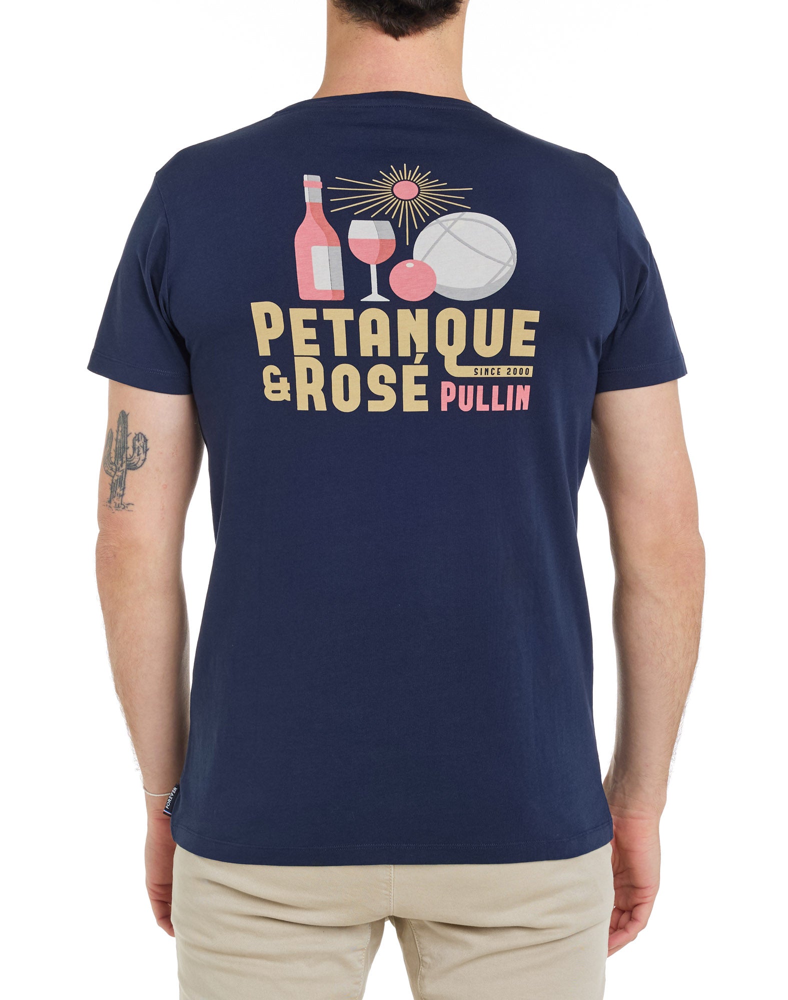 t-shirt petanque PULLIN en coton