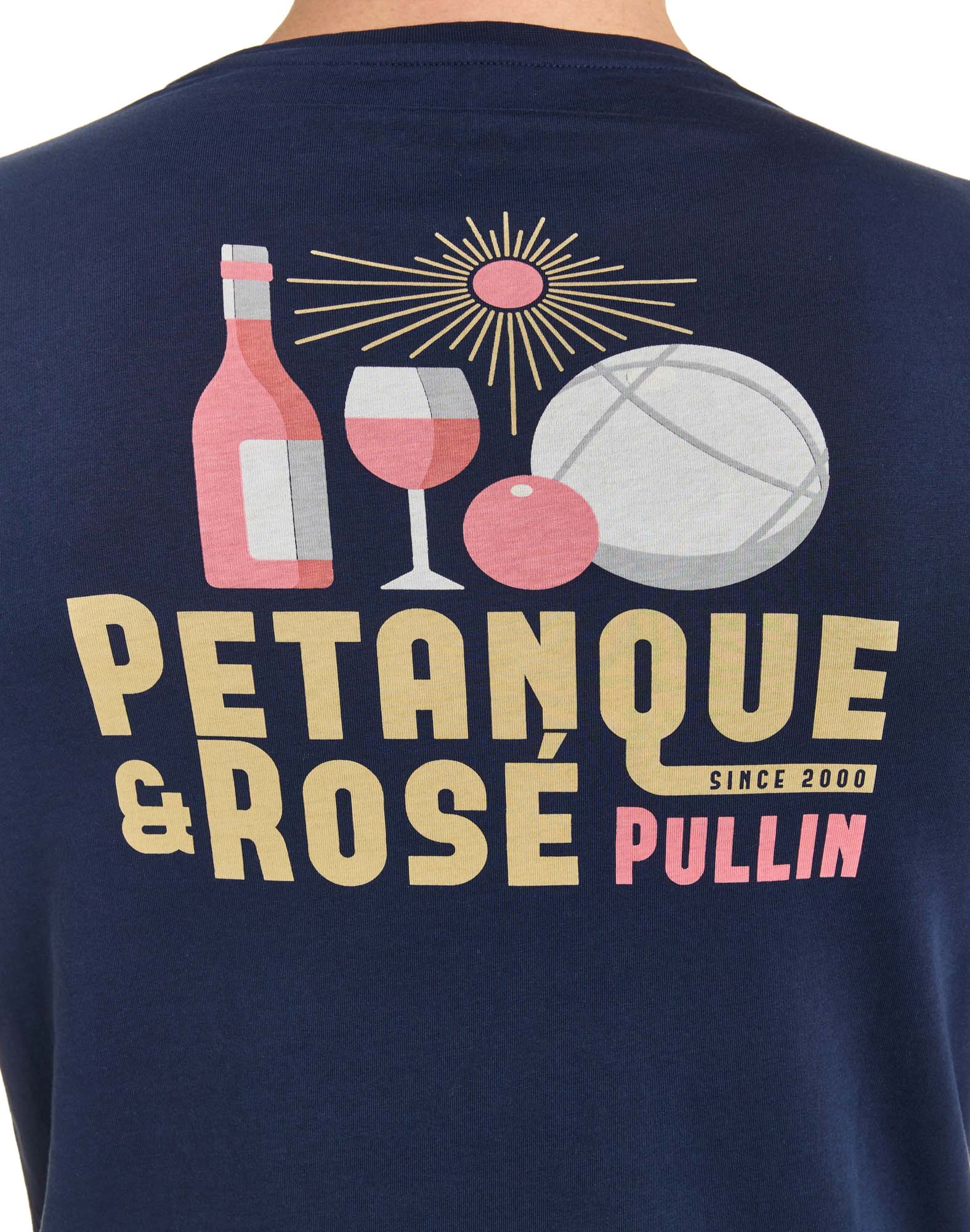 t-shirt petanque PULLIN en coton