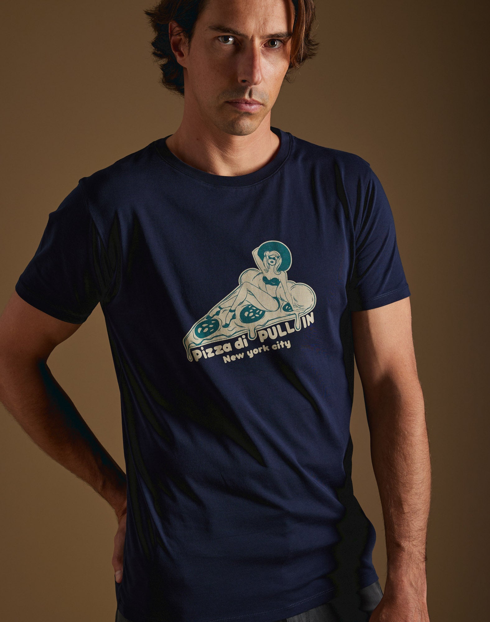 t-shirt pizza PULLIN en coton