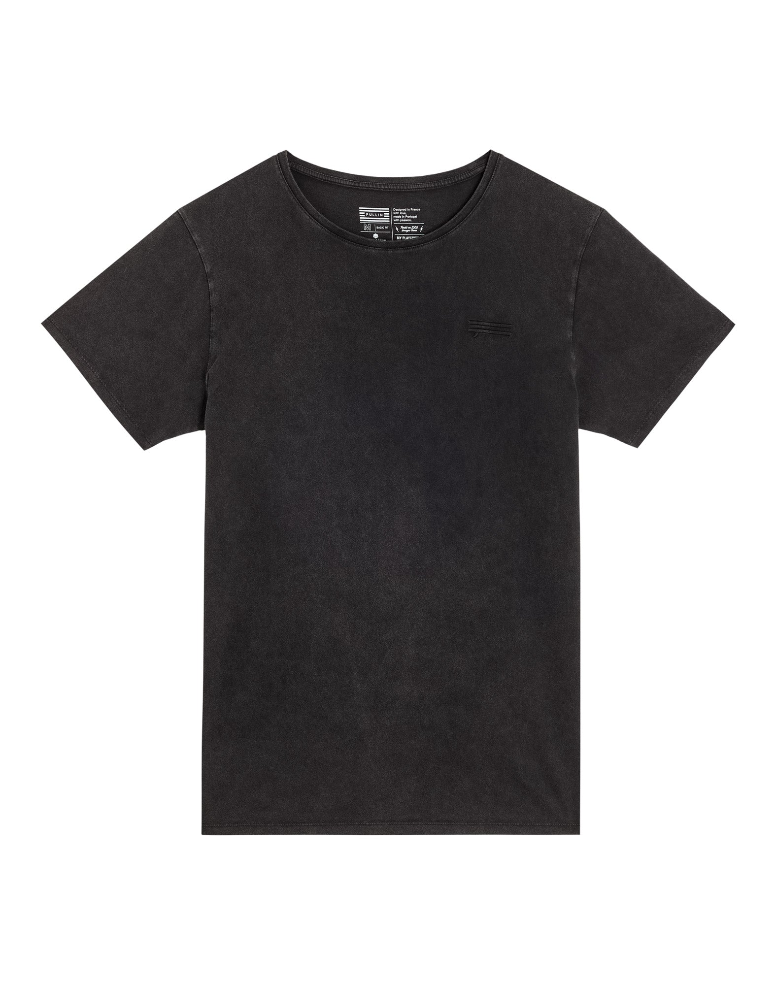 t-shirt plainfinnblack PULLIN en coton