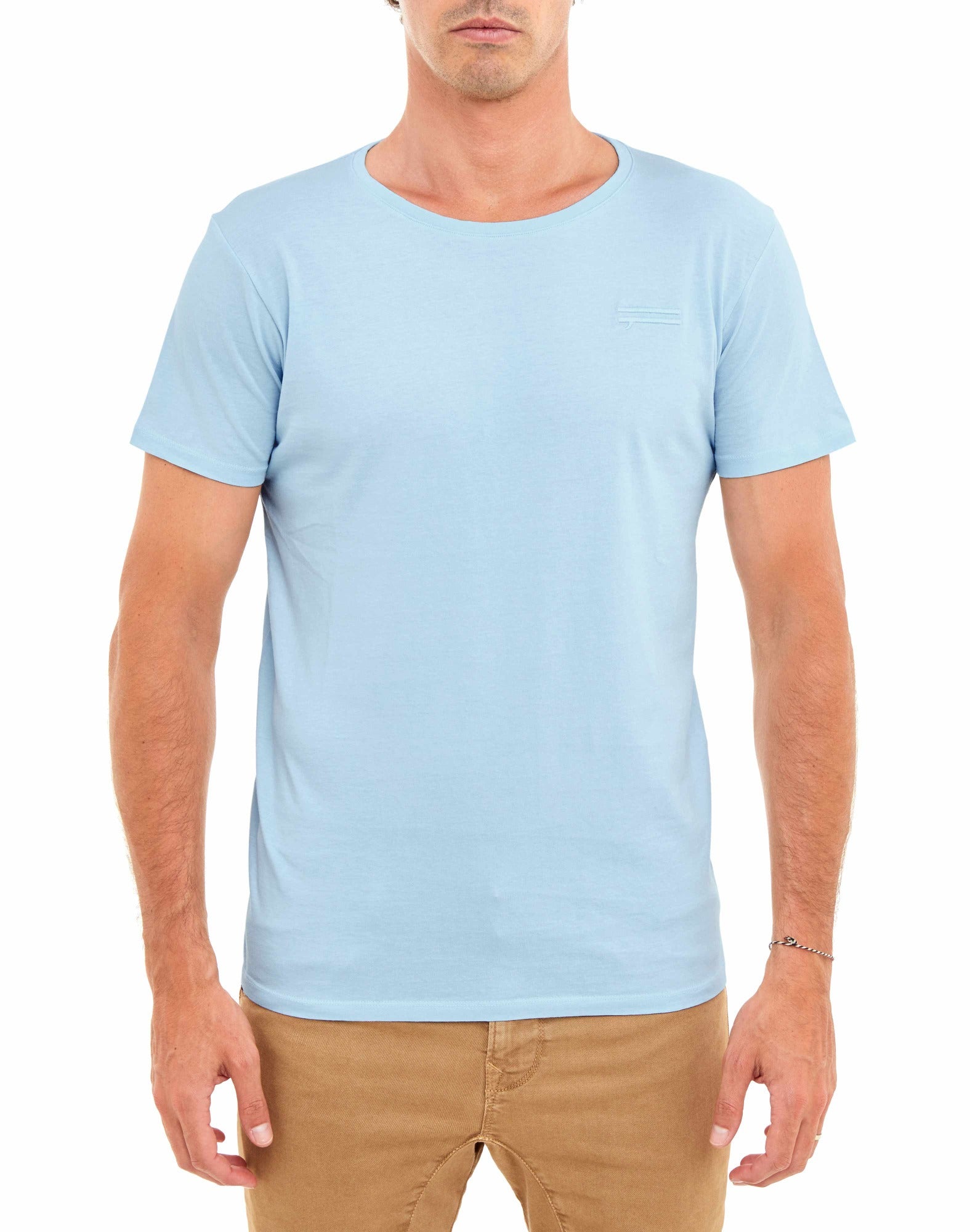 t-shirt plainfinnblue PULLIN en coton