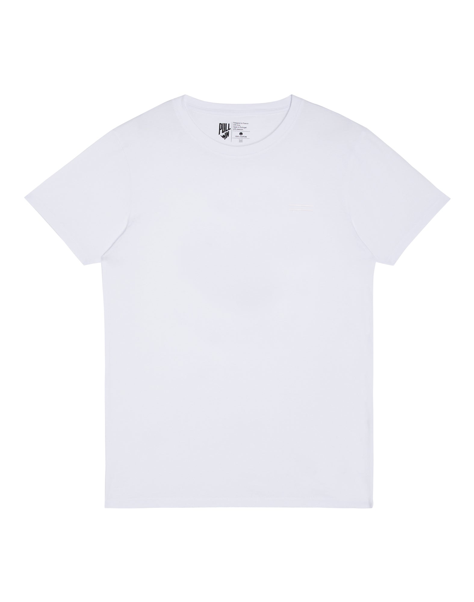 t-shirt plainfinnwhite PULLIN en coton