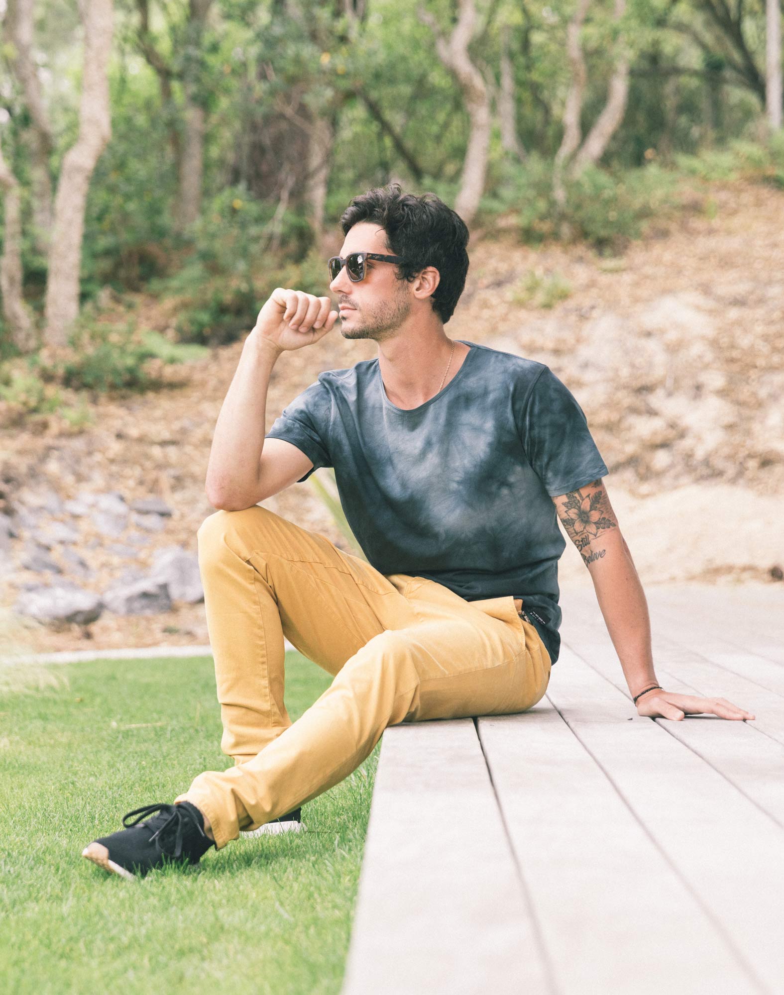 t-shirt plainshade PULLIN en coton