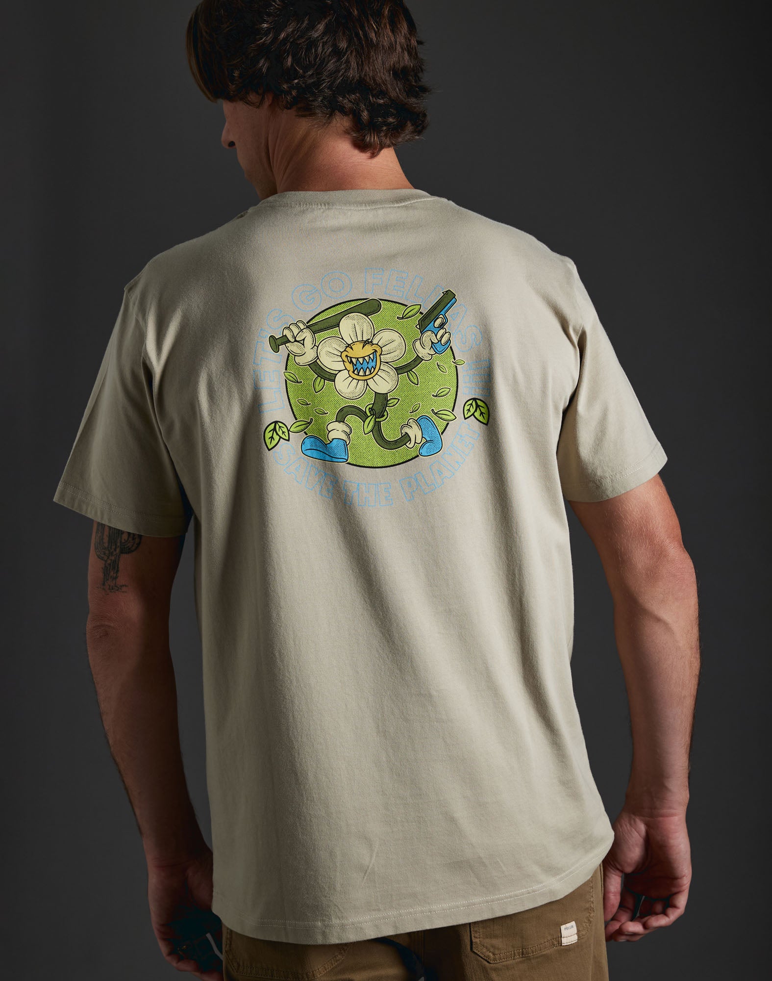 t-shirt relaxfella PULLIN en coton