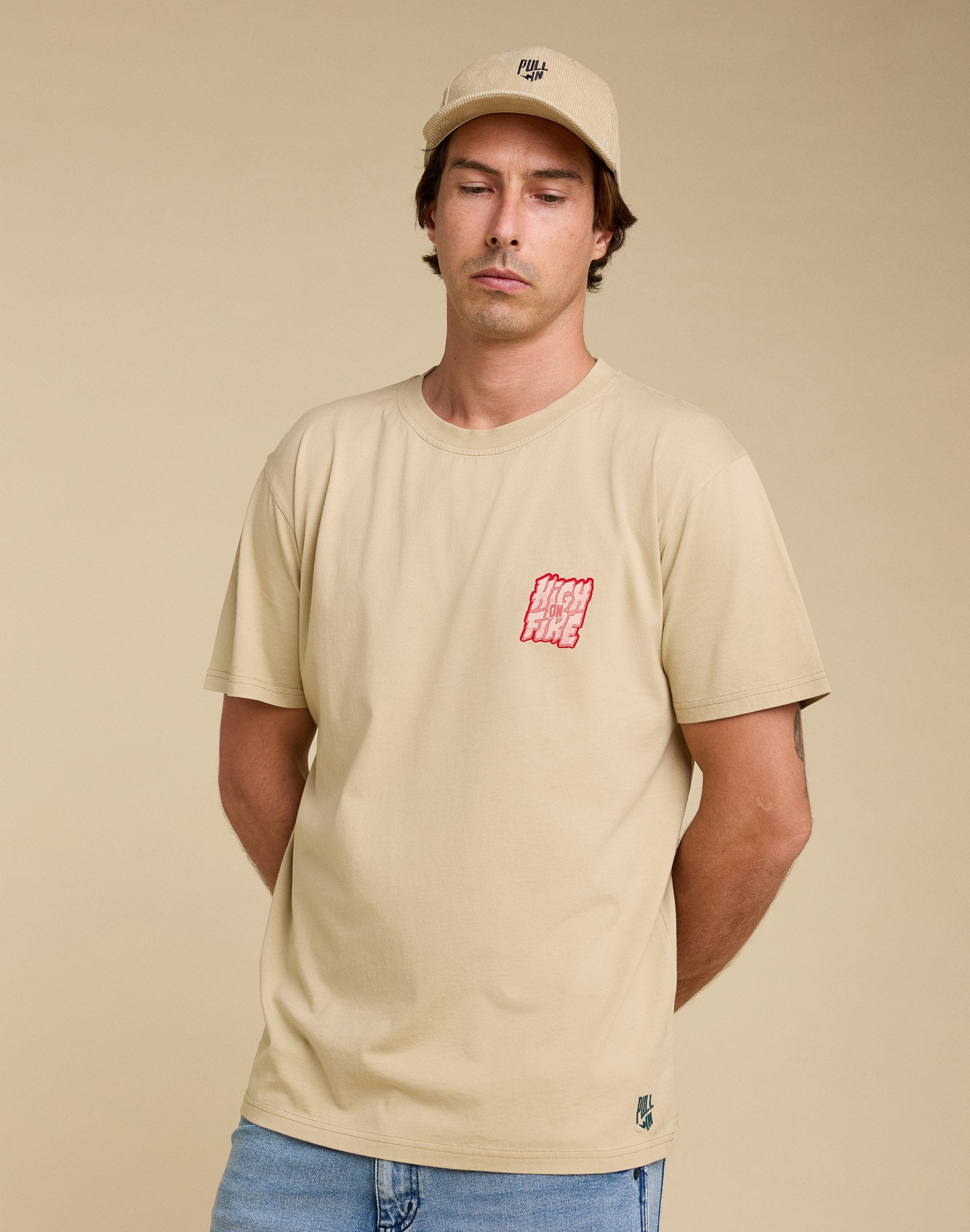 tshirt relax highcream PULLIN en coton