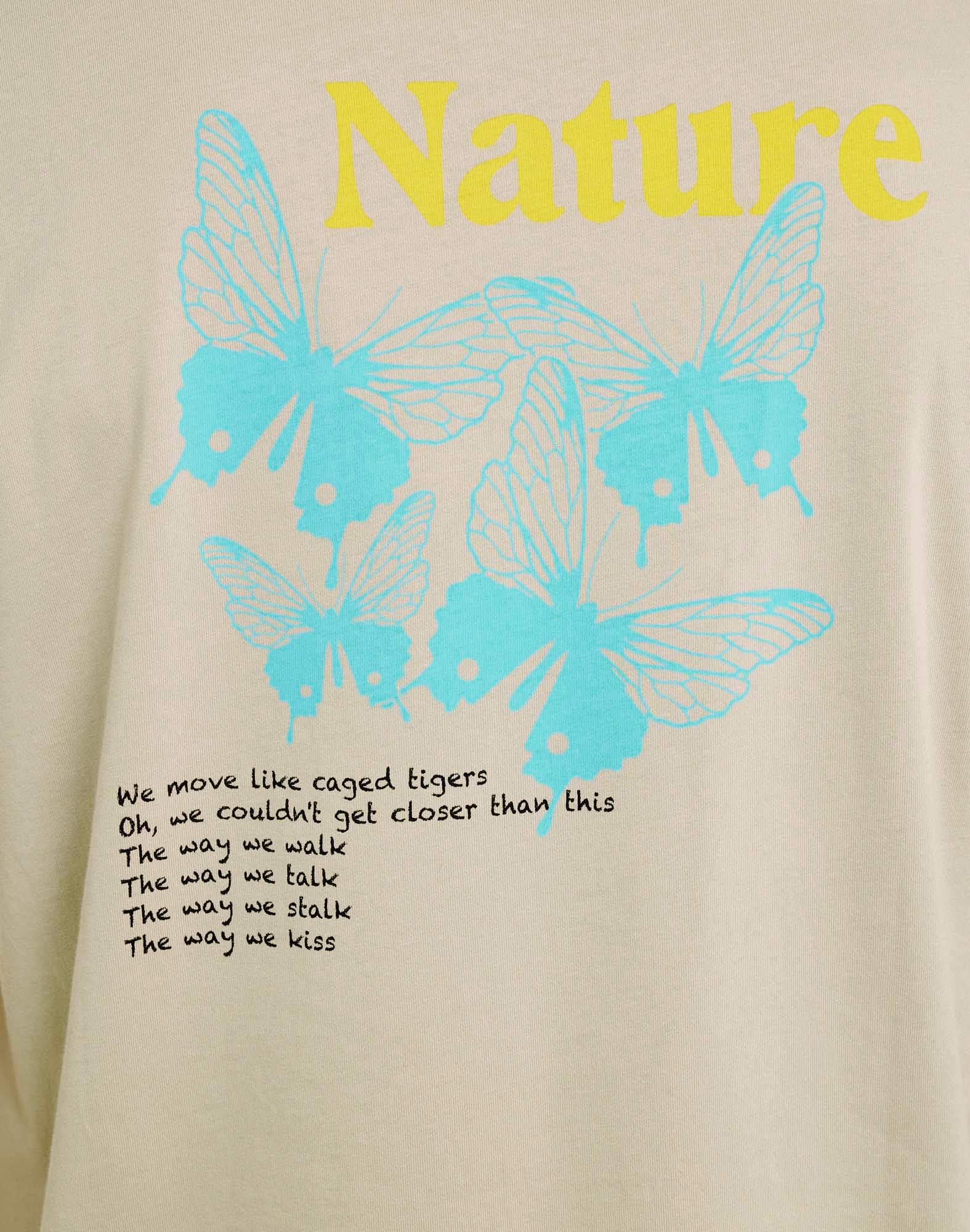 t-shirt relaxlovecats PULLIN en coton