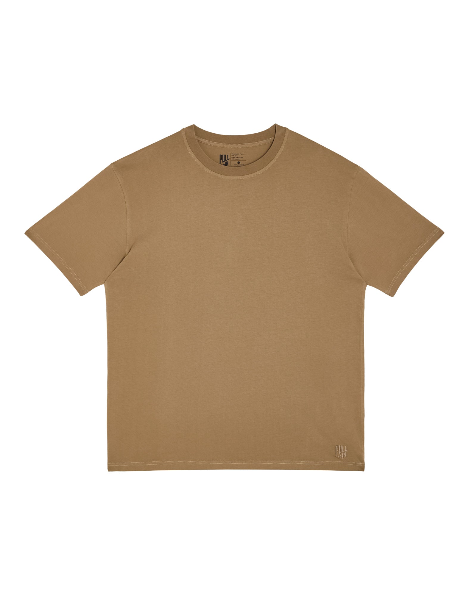 t-shirt relaxtaupe PULLIN en cotton