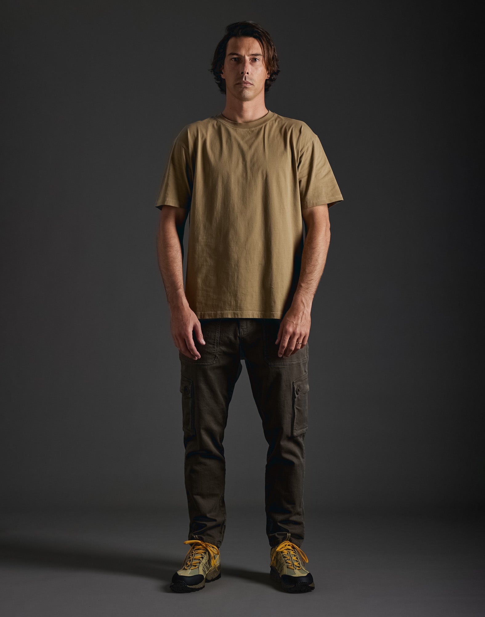 t-shirt relaxtaupe PULLIN en cotton