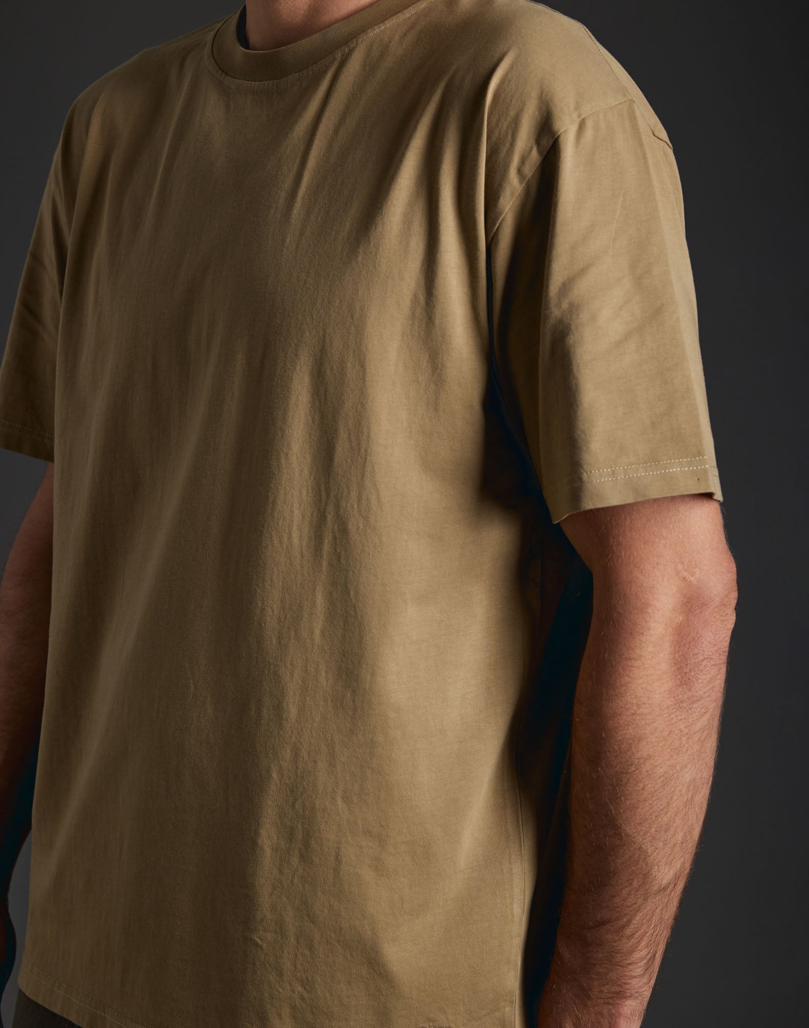t-shirt relaxtaupe PULLIN en cotton