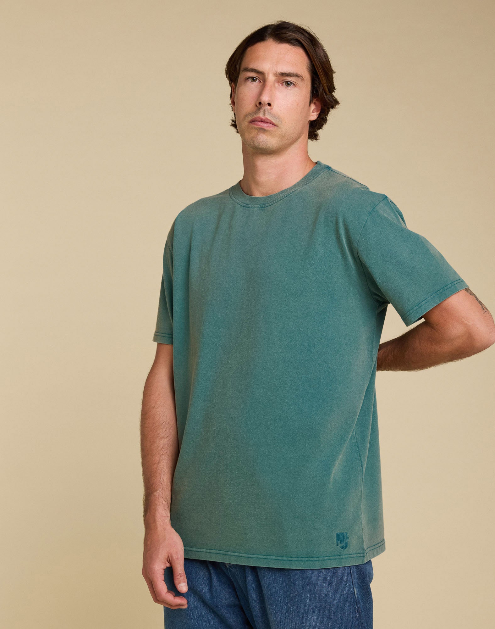 tshirt relax teal PULLIN en cotton