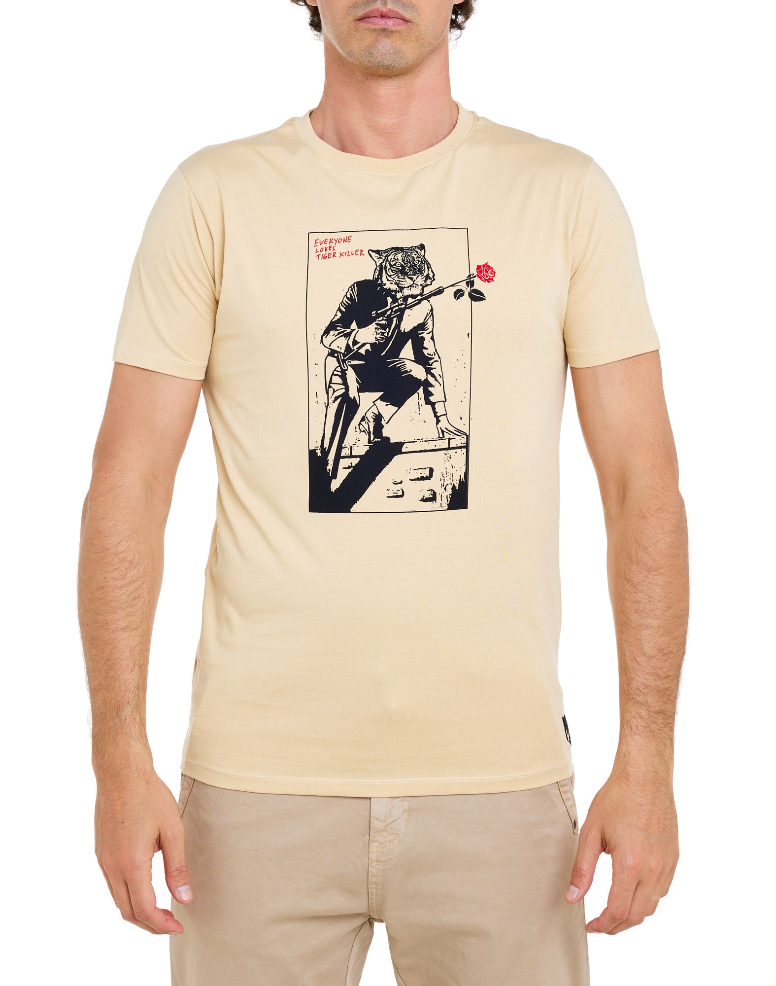 t-shirt tigerkiller PULLIN en coton