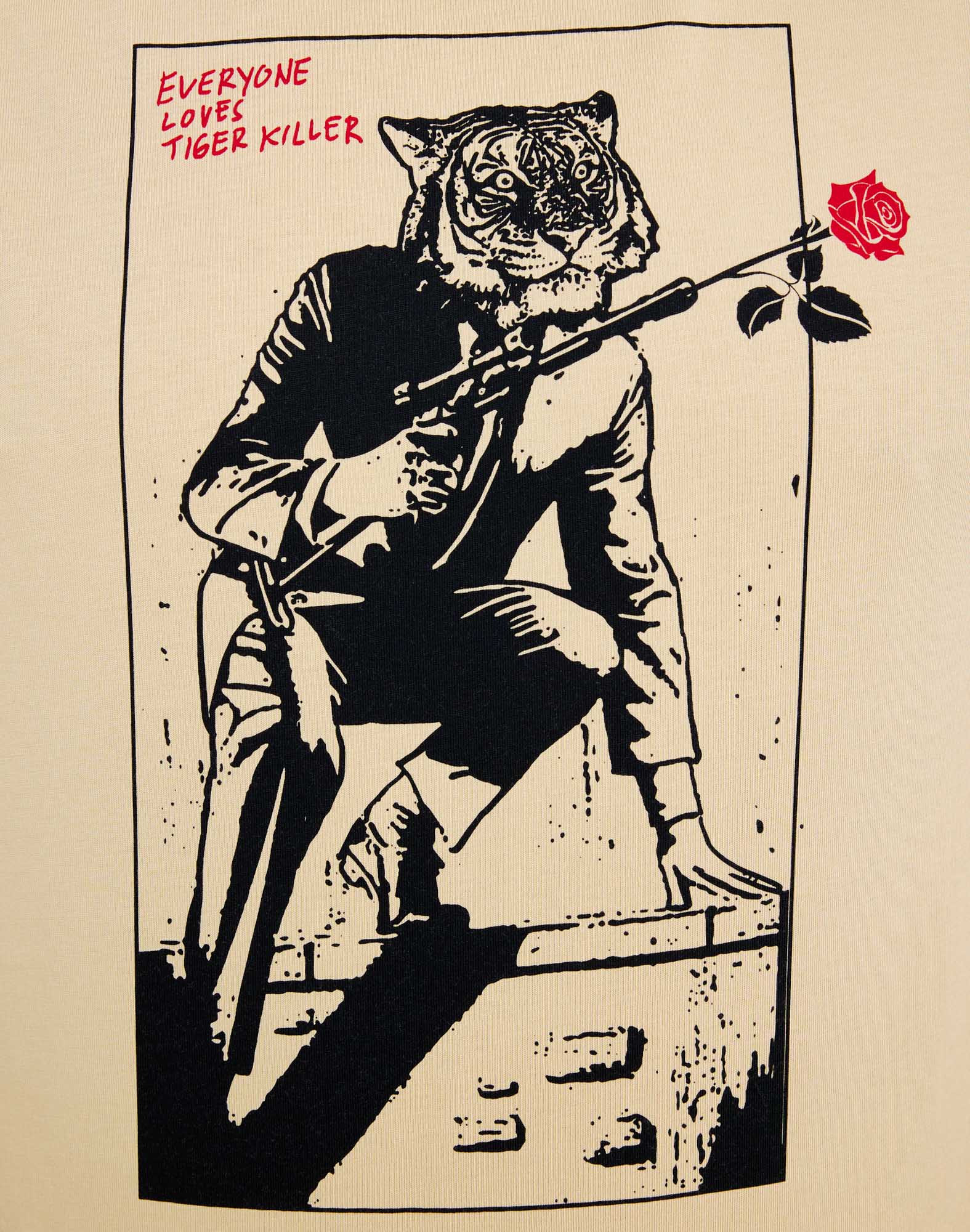 t-shirt tigerkiller PULLIN en coton