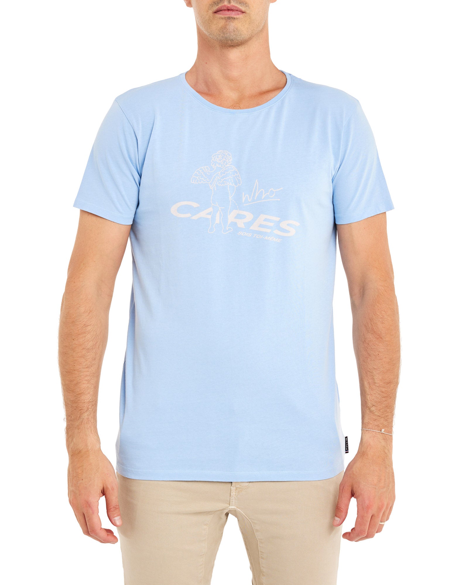 t-shirt whocares PULLIN en coton