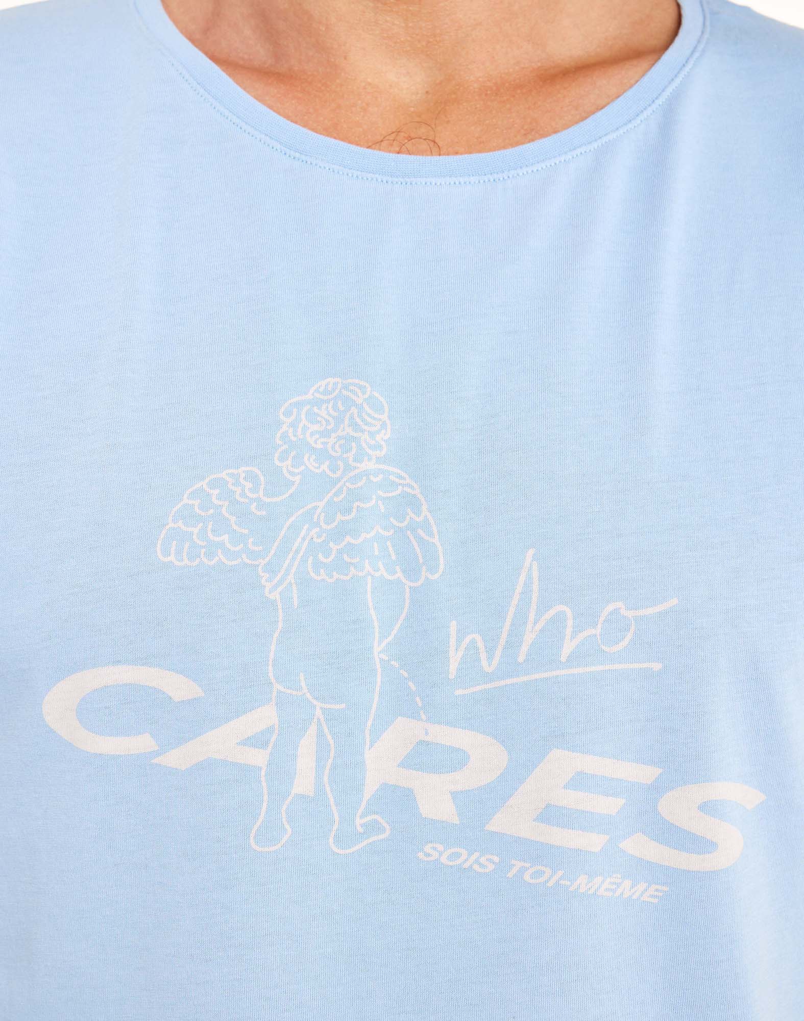 t-shirt whocares PULLIN en coton