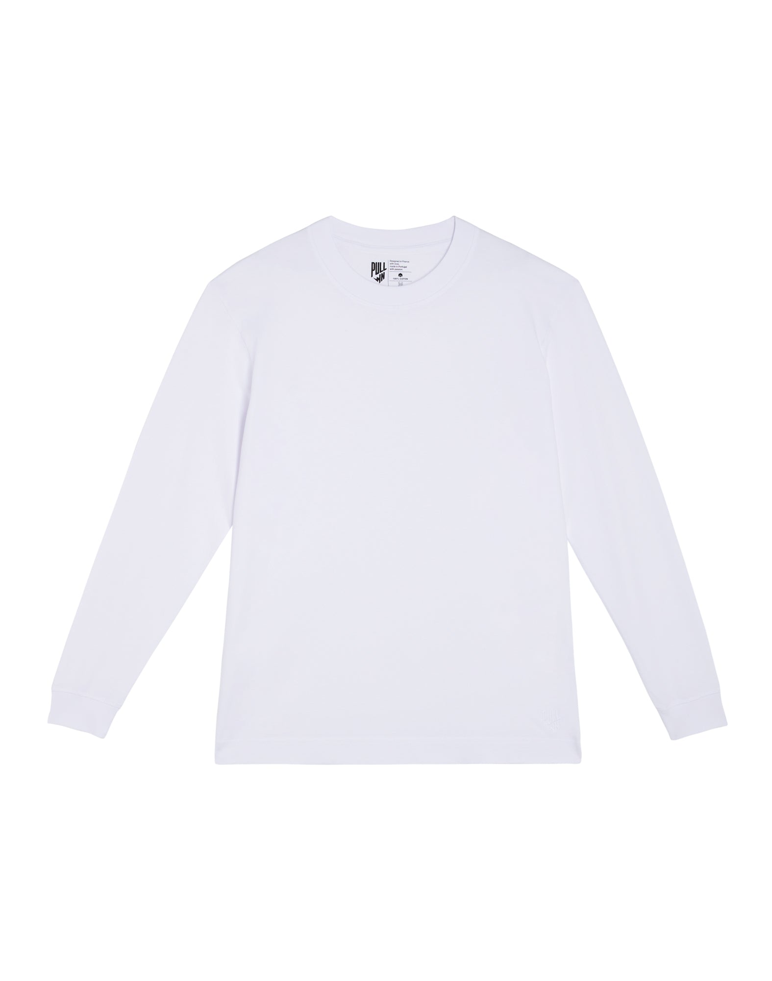 t-shirt white PULLIN en coton