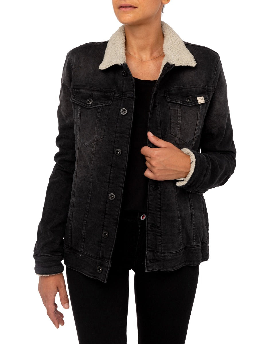 veste black PULLIN en coton