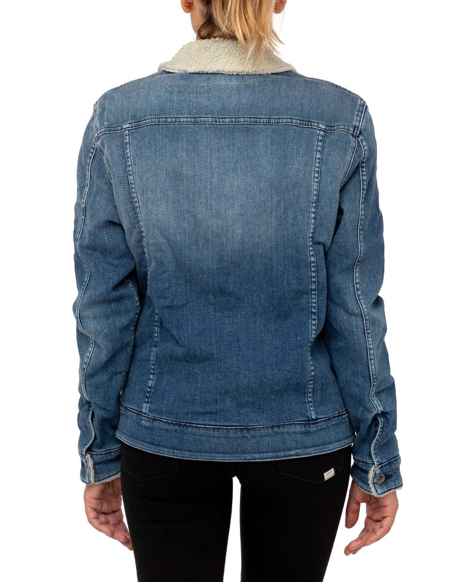 veste blue PULLIN en coton