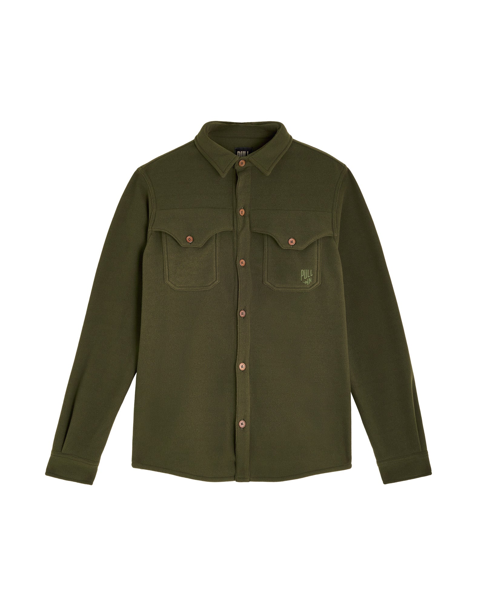 chemise mixte homme west kaki PULLIN en polyester